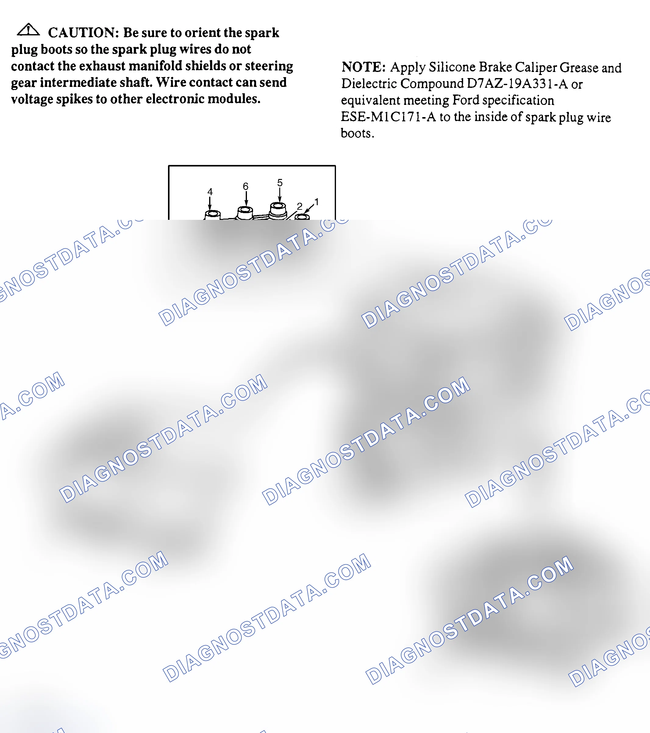 Scheme 11: Spark Plug Wire Routing (4.0L - VIN "E")