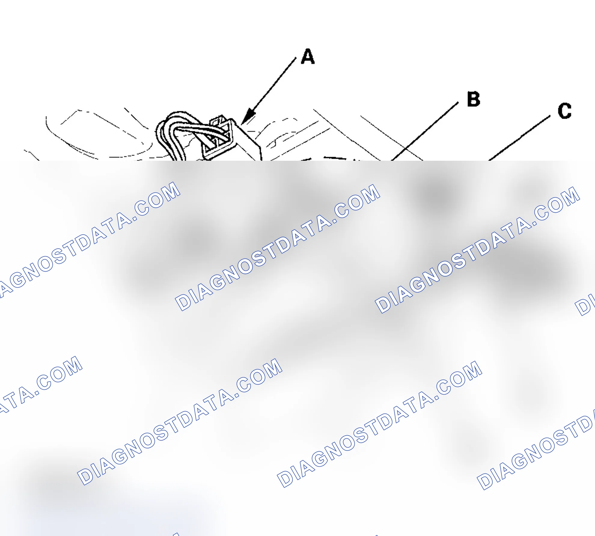 Scheme 119: Evaporator Temperature Sensor Replacement