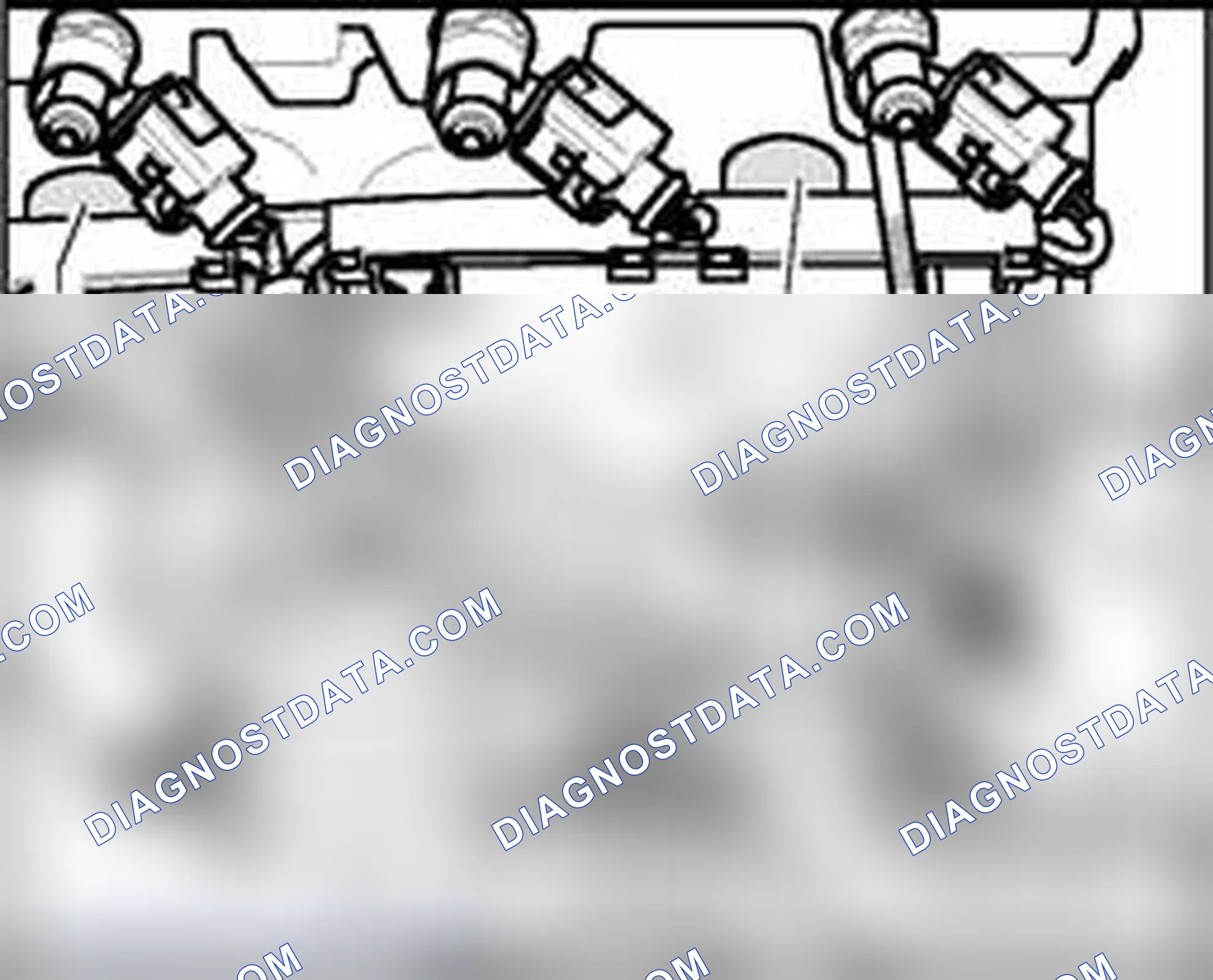 Scheme 456: Component locations beneath intake manifold