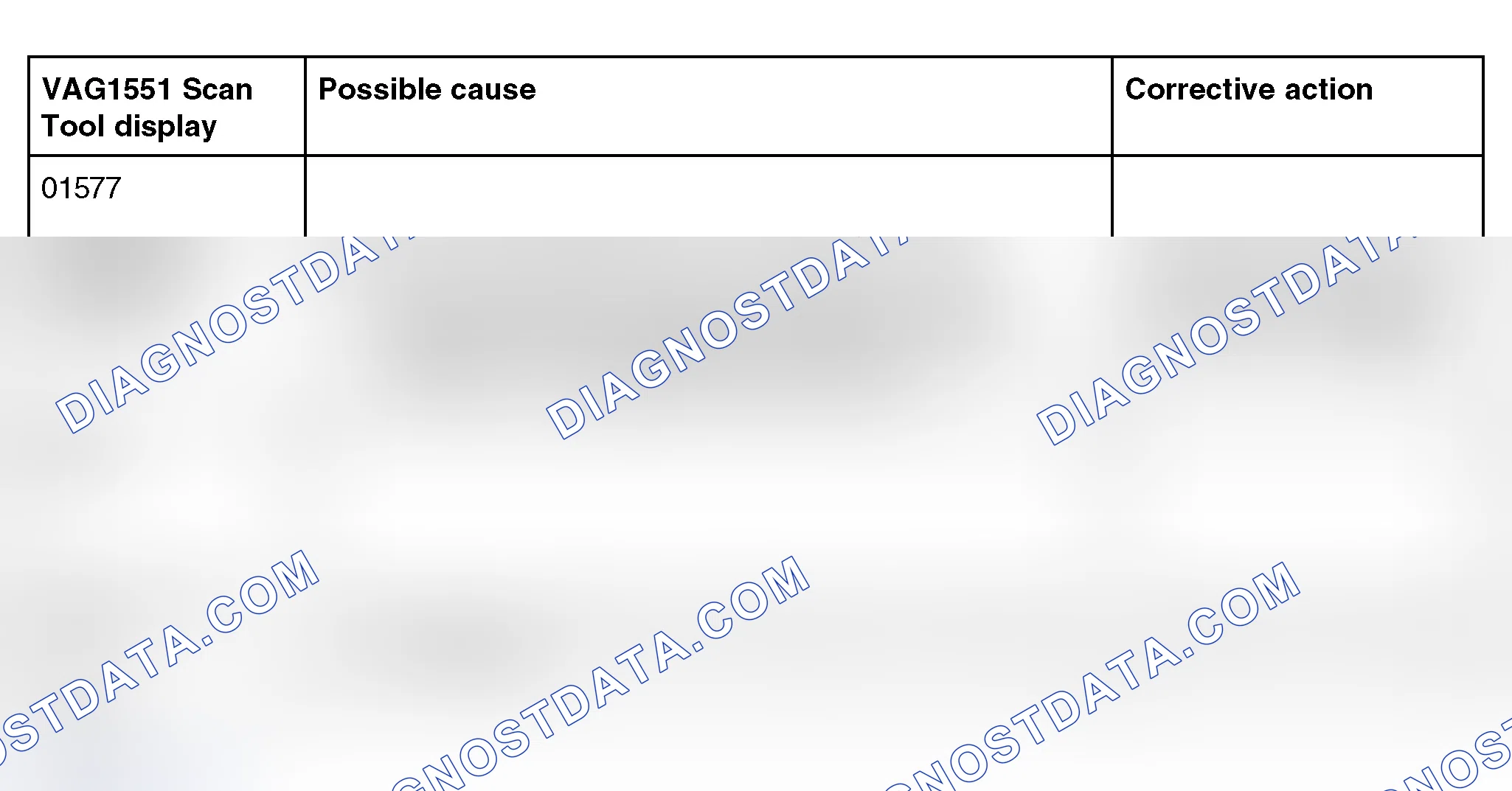 Scheme 494: Diagnostic Trouble Code Table (01575 And 65535) - Automatic Headlight Aim Control (2000-04)