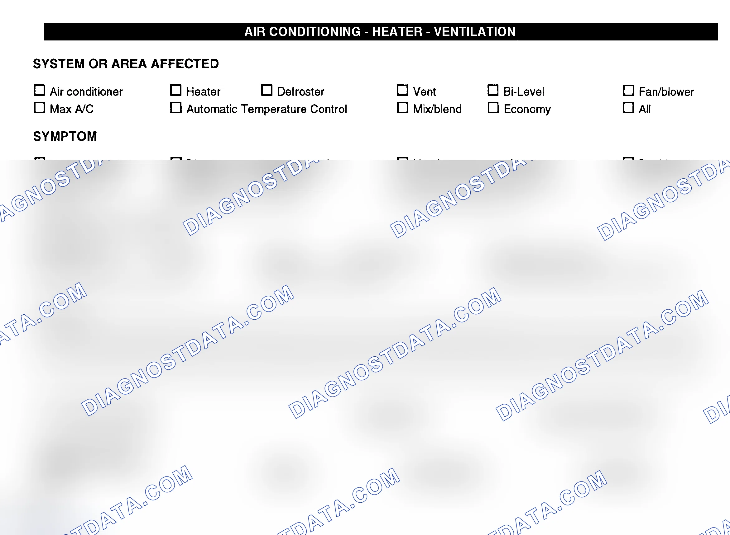 Scheme 8: Air Conditioning, Heater & Ventilation