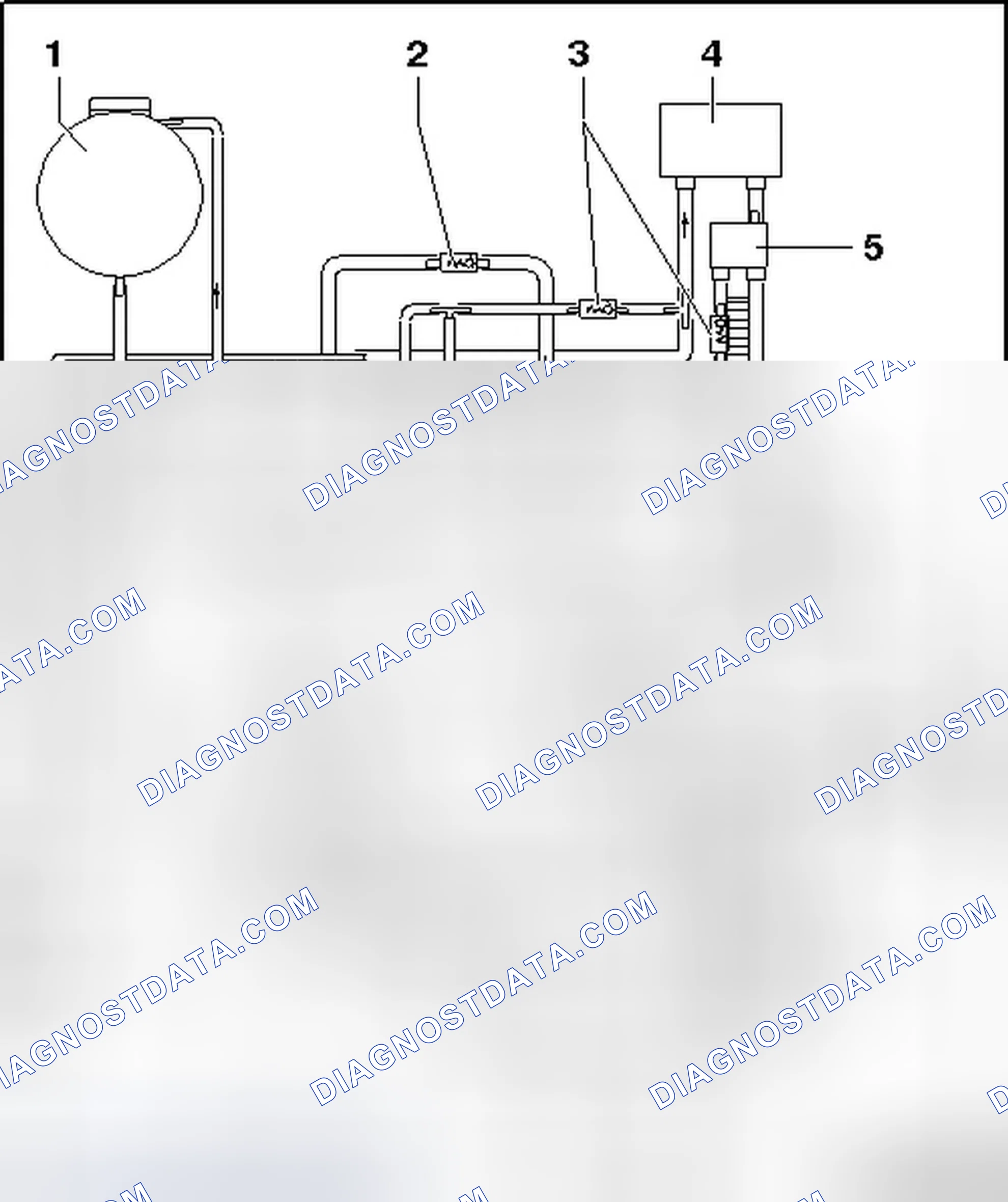 Scheme 34: COOLANT HOSE CONNECTION DIAGRAM