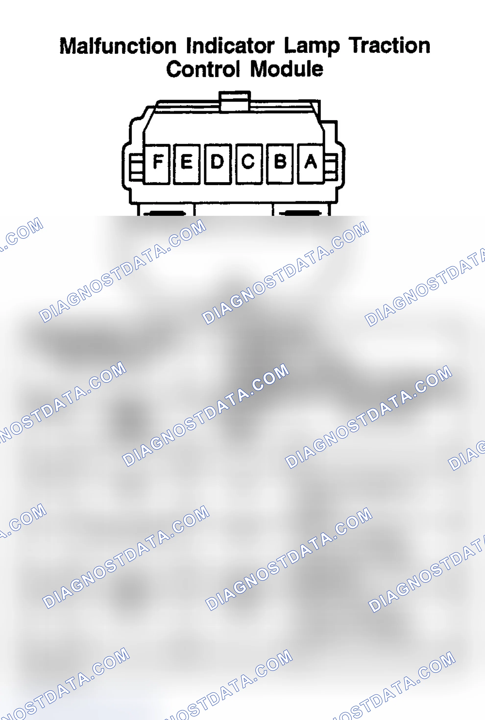 Scheme 76: MALFUNCTION INDICATOR LAMP TRACTION CONTROL MODULE