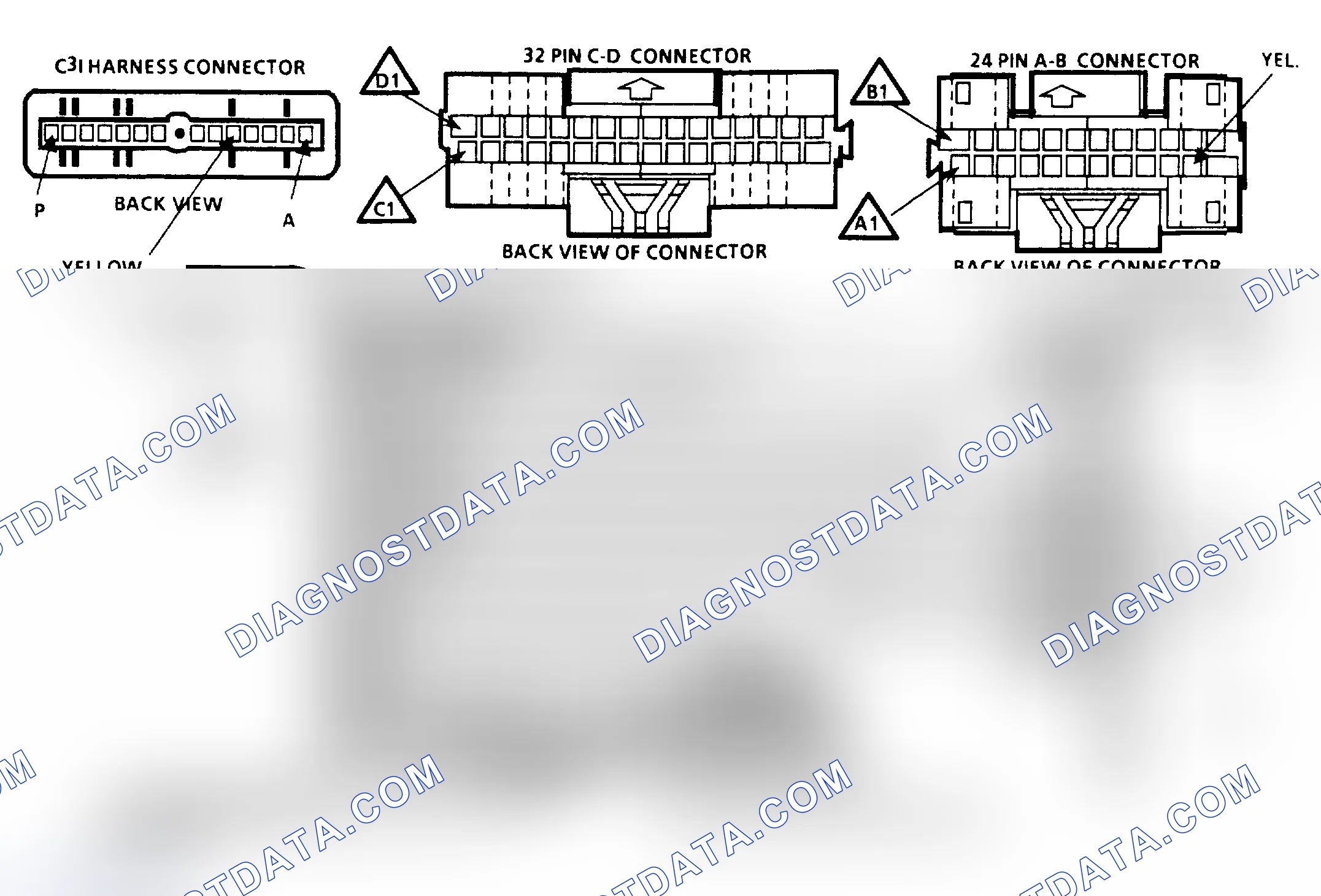 Scheme 322: Code 41 Schematic, C(3)I Ignition Cam Sensor Signal (3.8L Turbo)