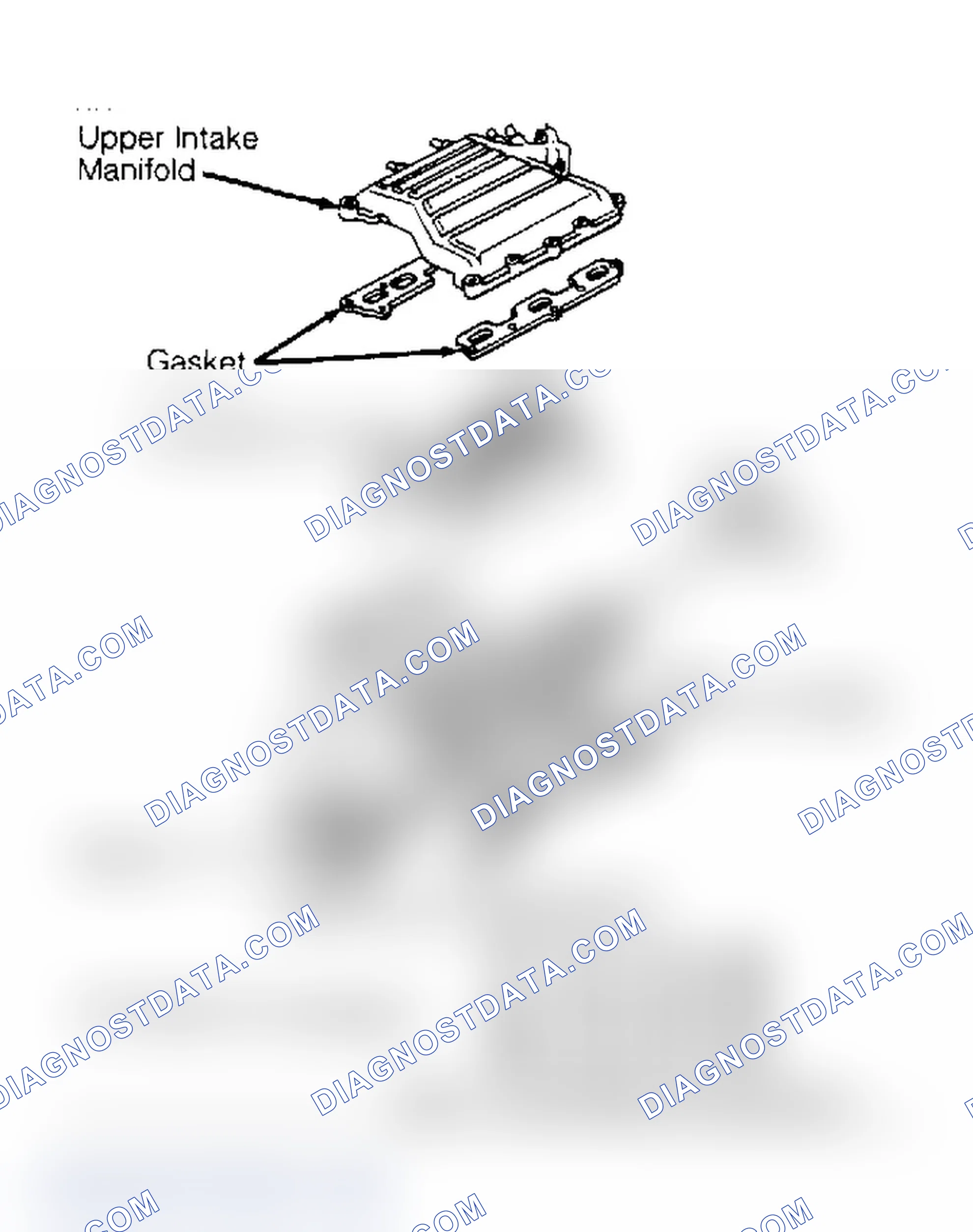 Scheme 3: VIN "W" Intake Manifold Components & Tightening Sequence