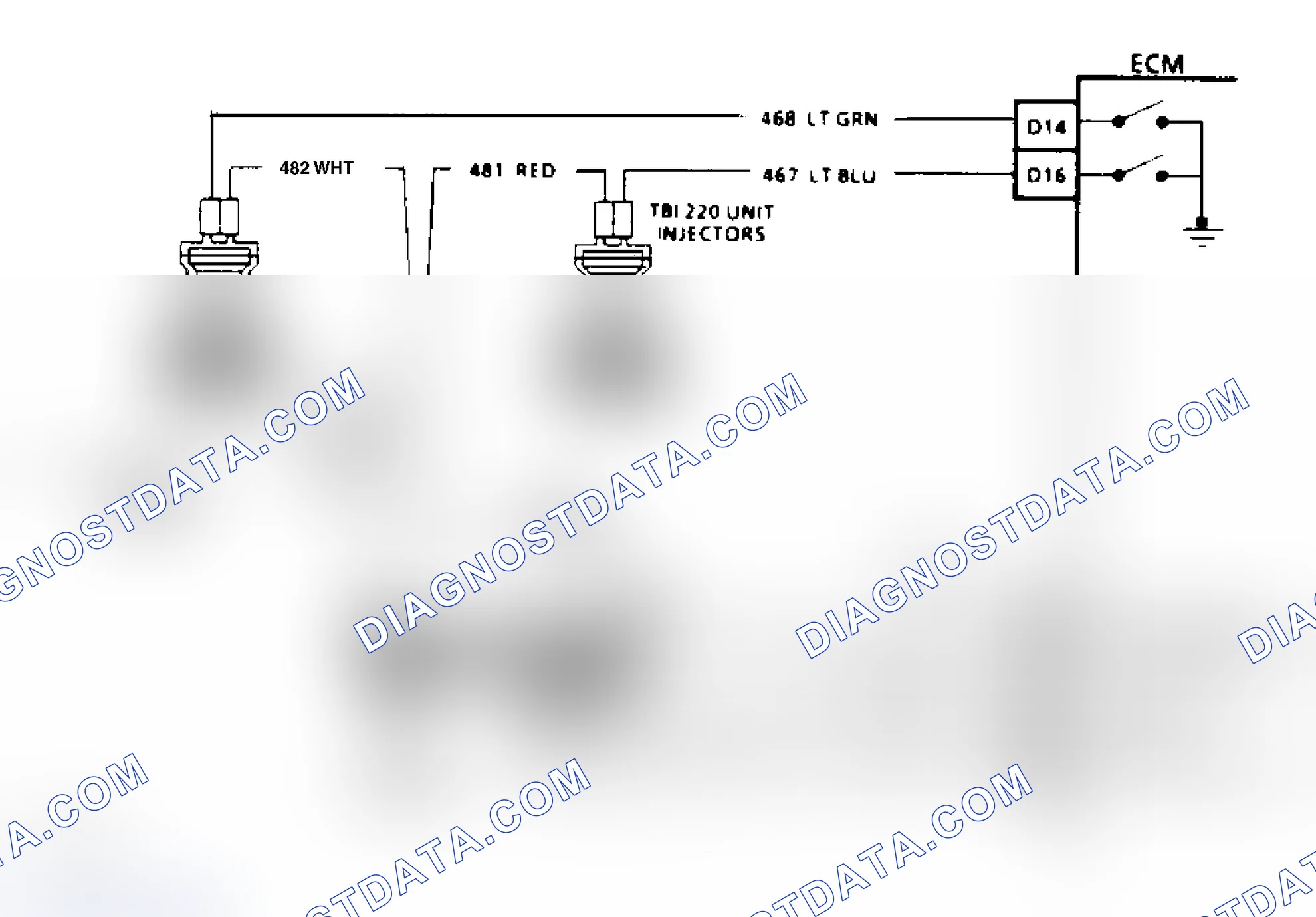Scheme 143: Fuel System (4.3L CPI)