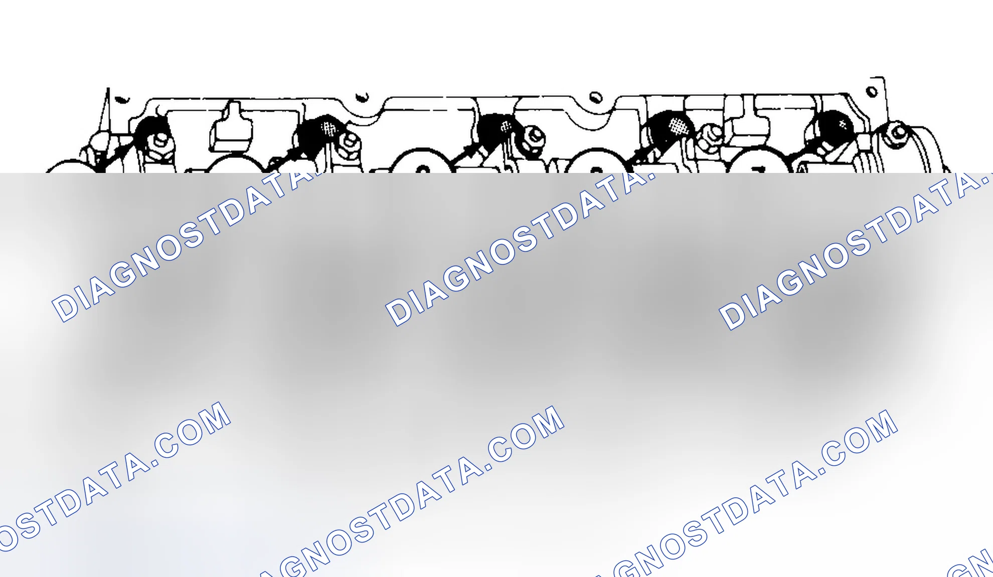 Scheme 7: Typical Cylinder Head Tightening or Loosening Sequence