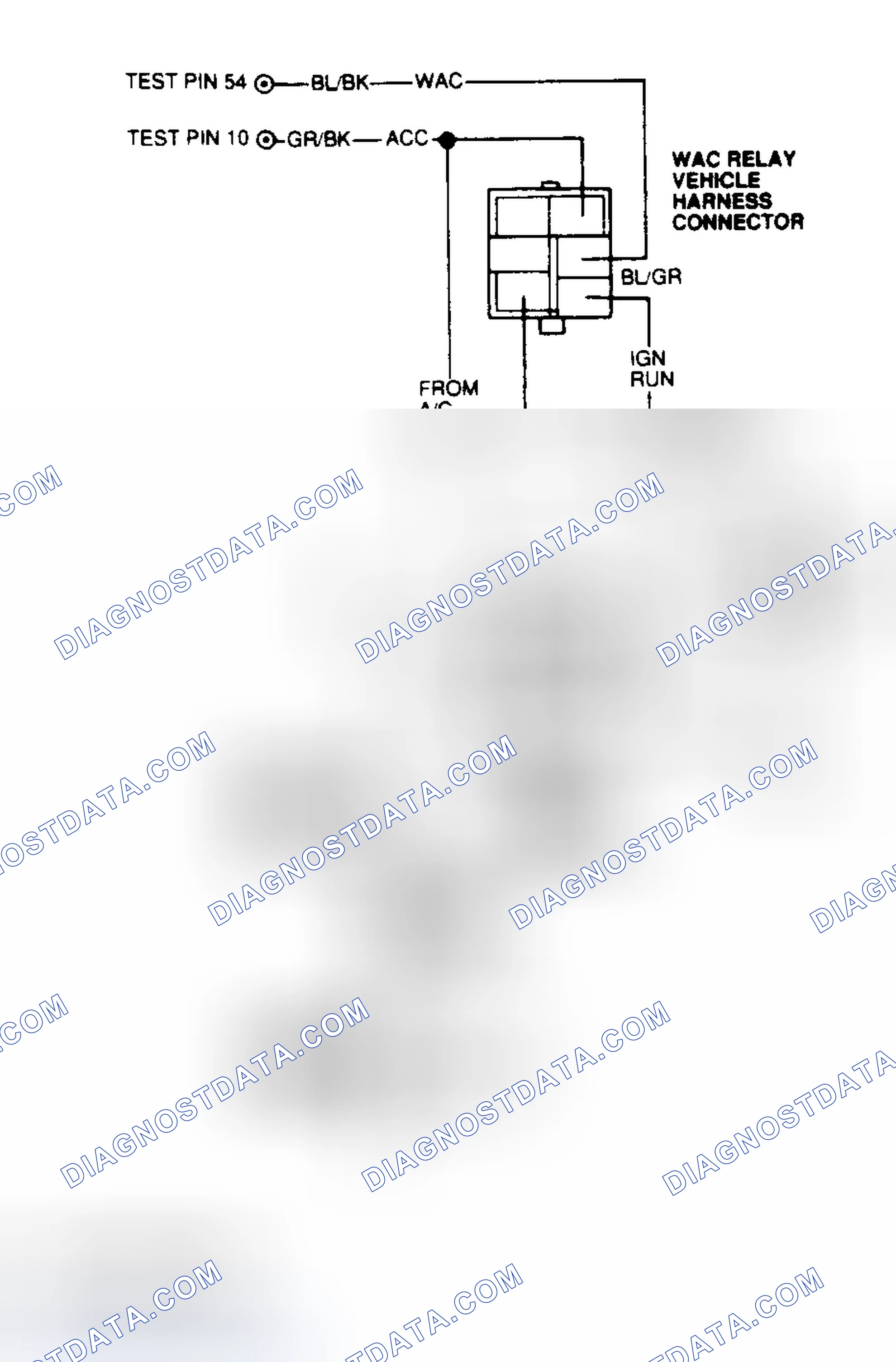 Scheme 106: WOT A/C Cut-Out Circuit (Escort & Tracer)