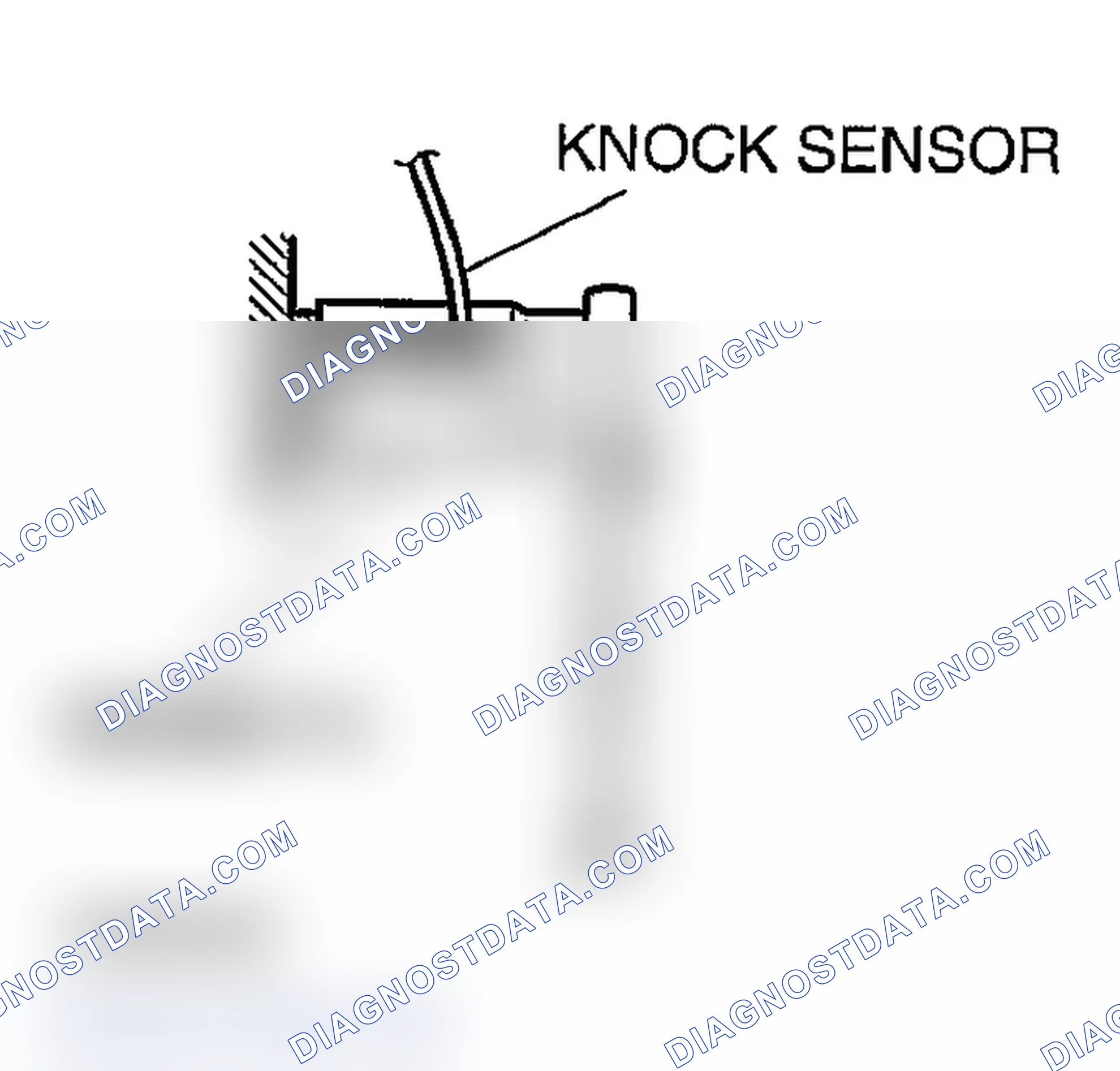 Scheme 44: >>A<< KNOCK SENSOR INSTALLATION