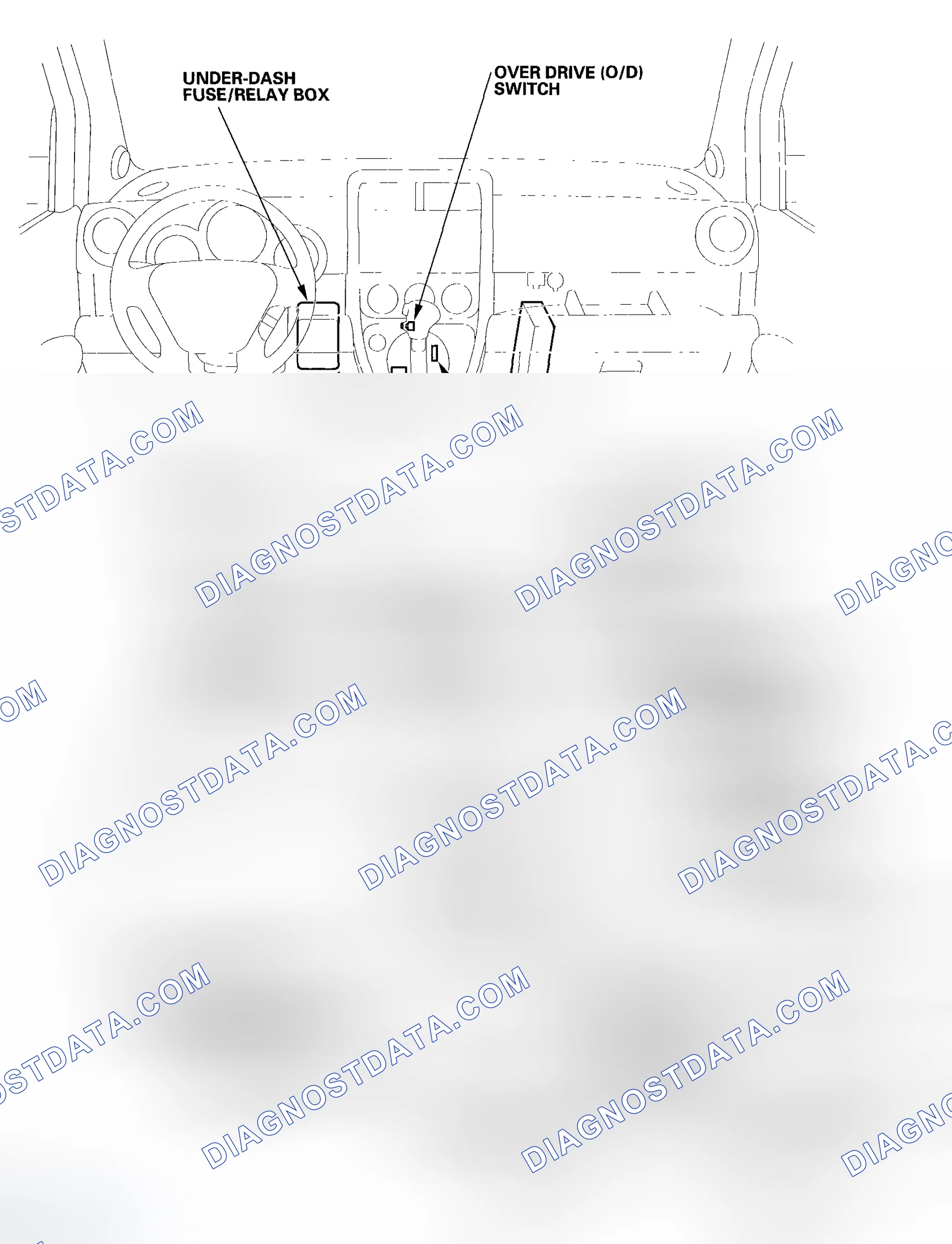Scheme 447: Electronic Controls Location