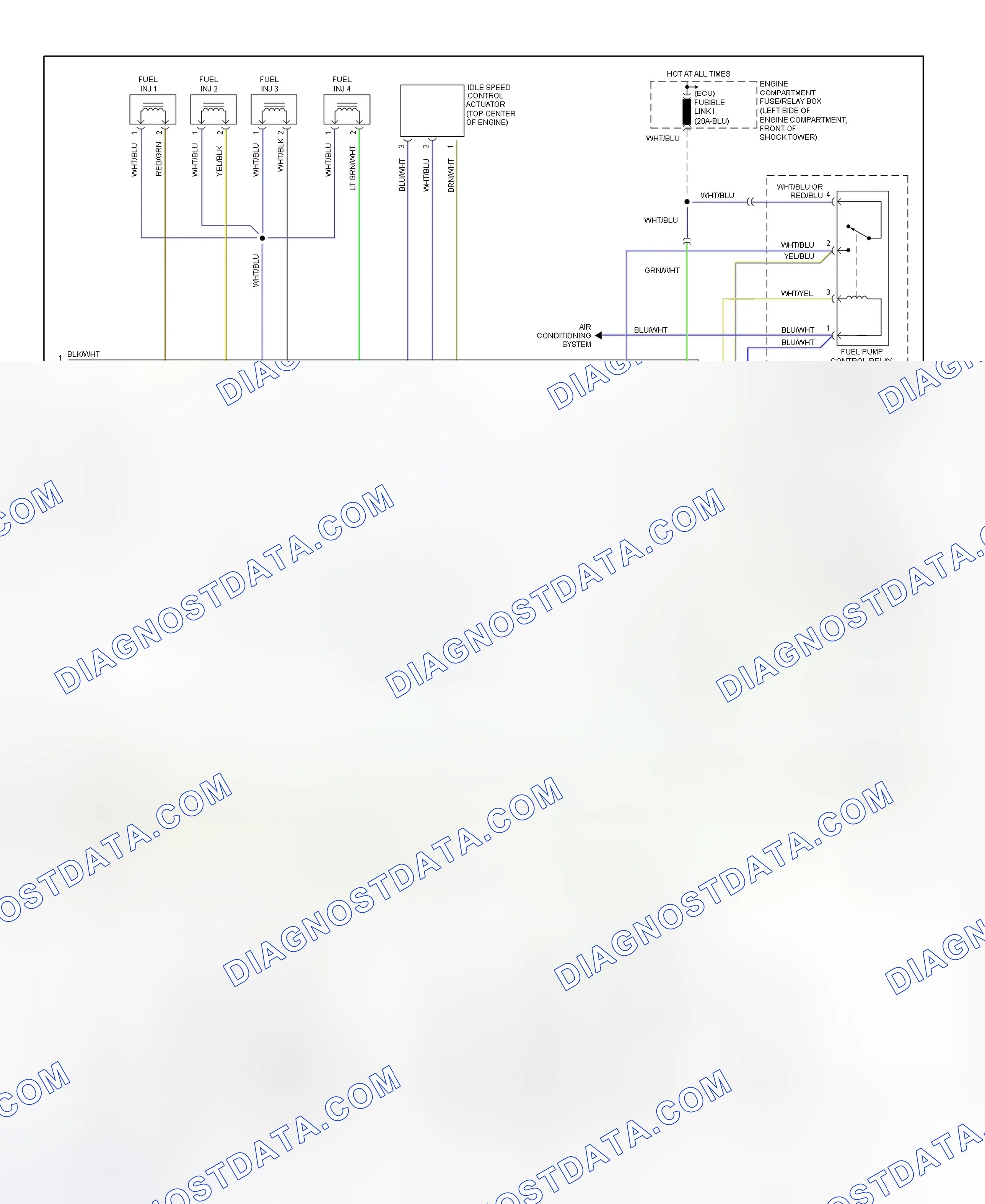 Scheme 13: Wiring Diagram (Accent 1.5L DOHC - 2 Of 3)