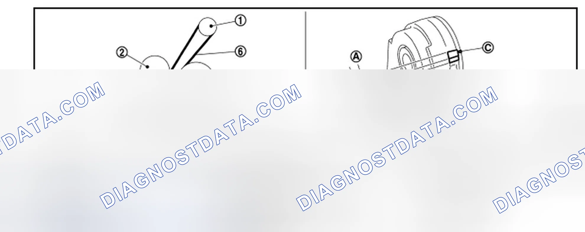 Scheme 42: DRIVE BELT: Exploded View