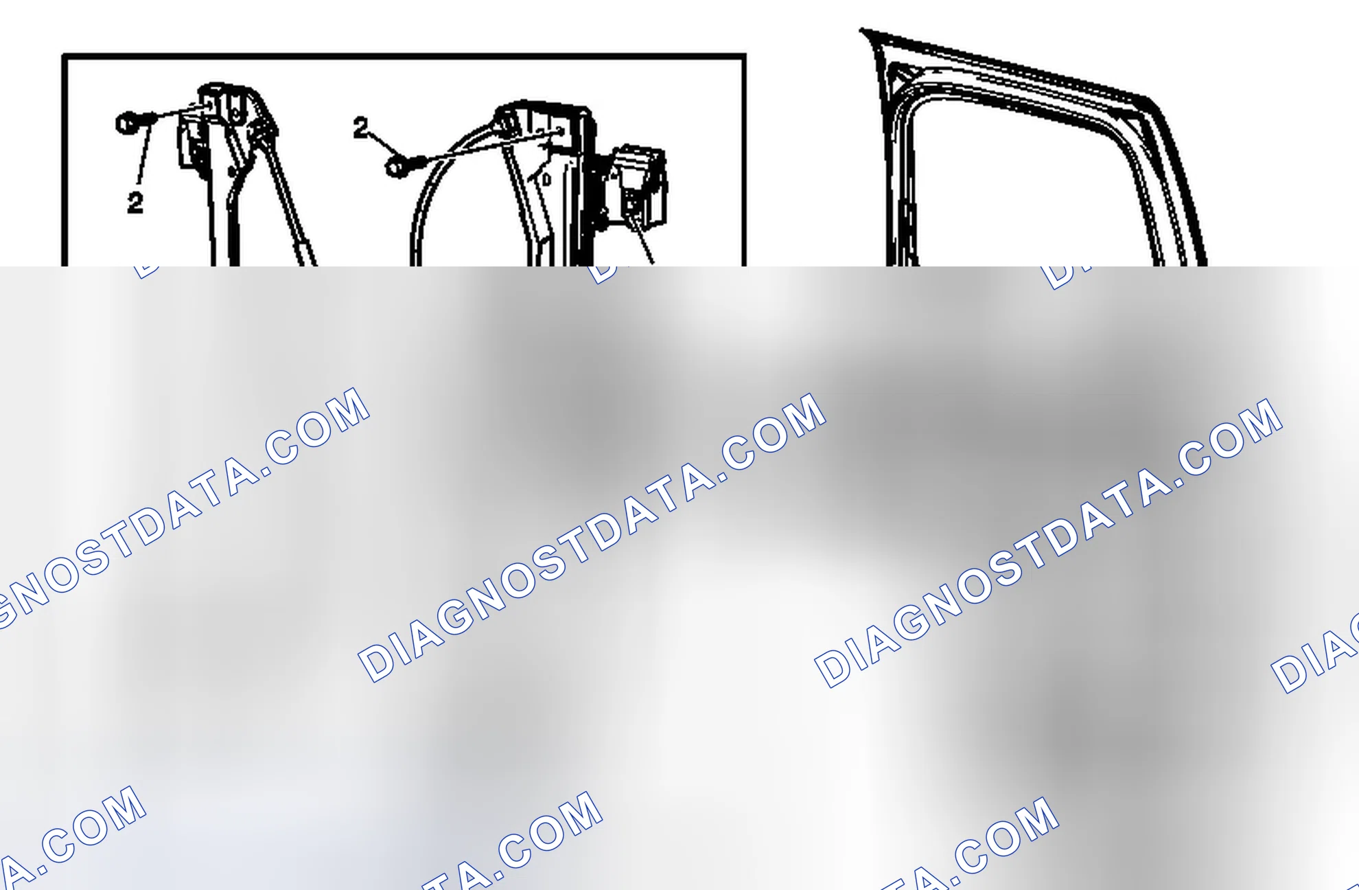 Scheme 28: Rear Side Door Window Regulator Replacement (Crew Cab, Manual)