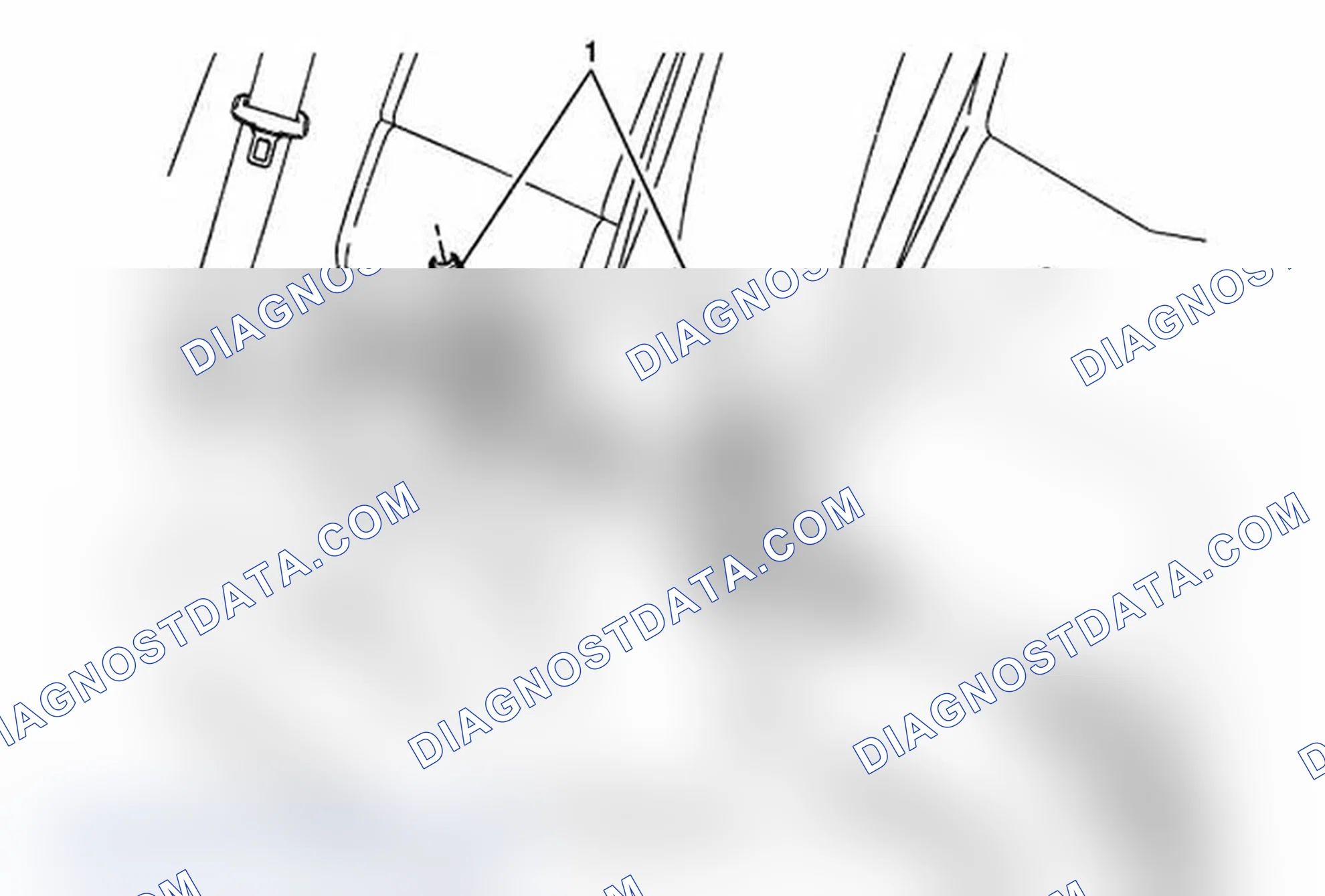 Scheme 5: Rear Seat Belt Buckle Replacement