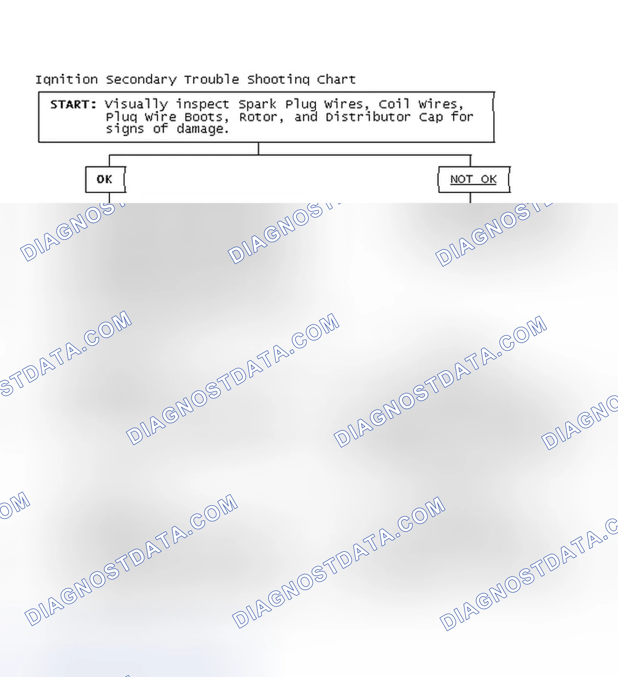 Scheme 1: Ignition Secondary Trouble Shooting Chart