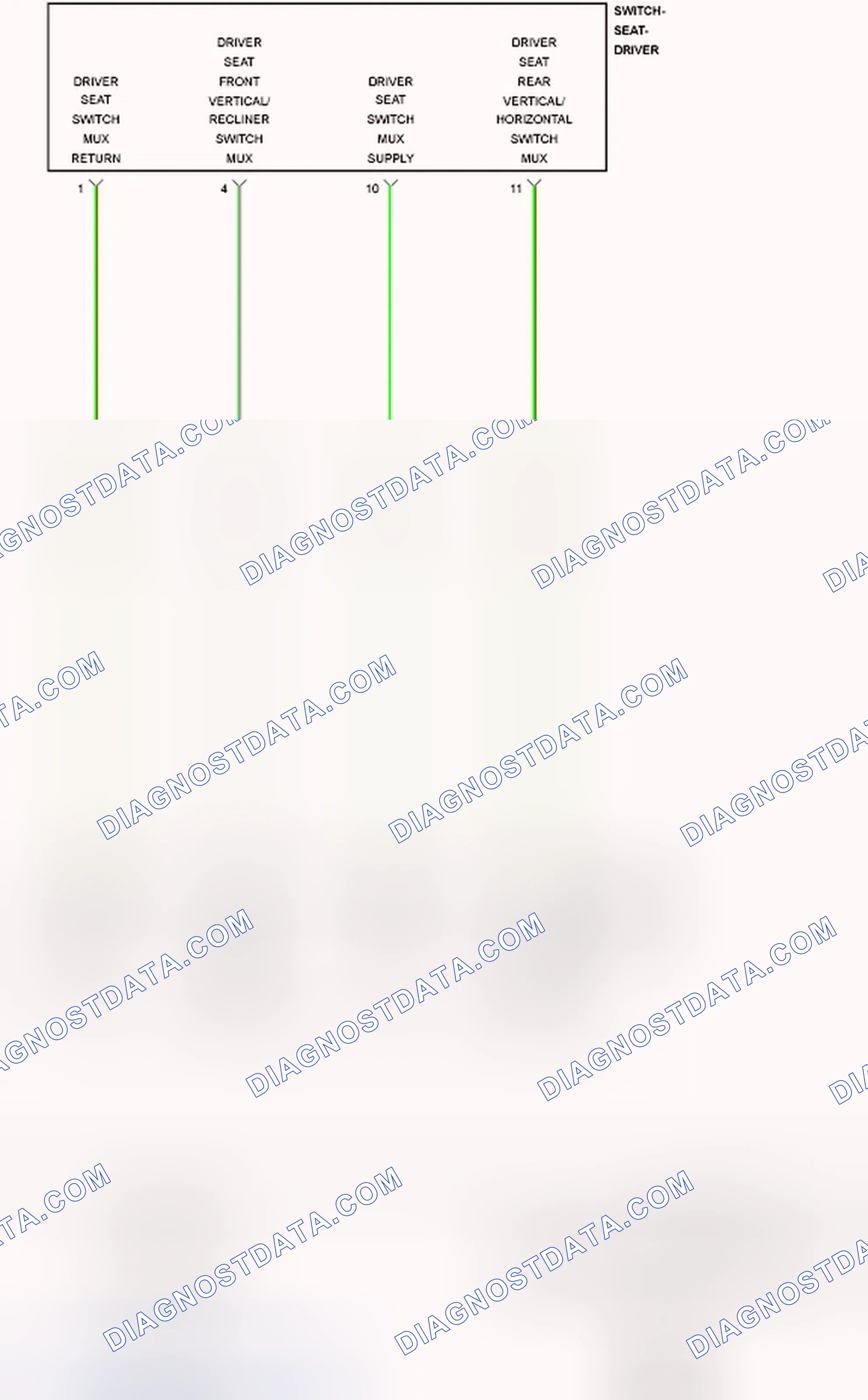 Scheme 181: B1D63-POWER SEAT SWITCH OPEN