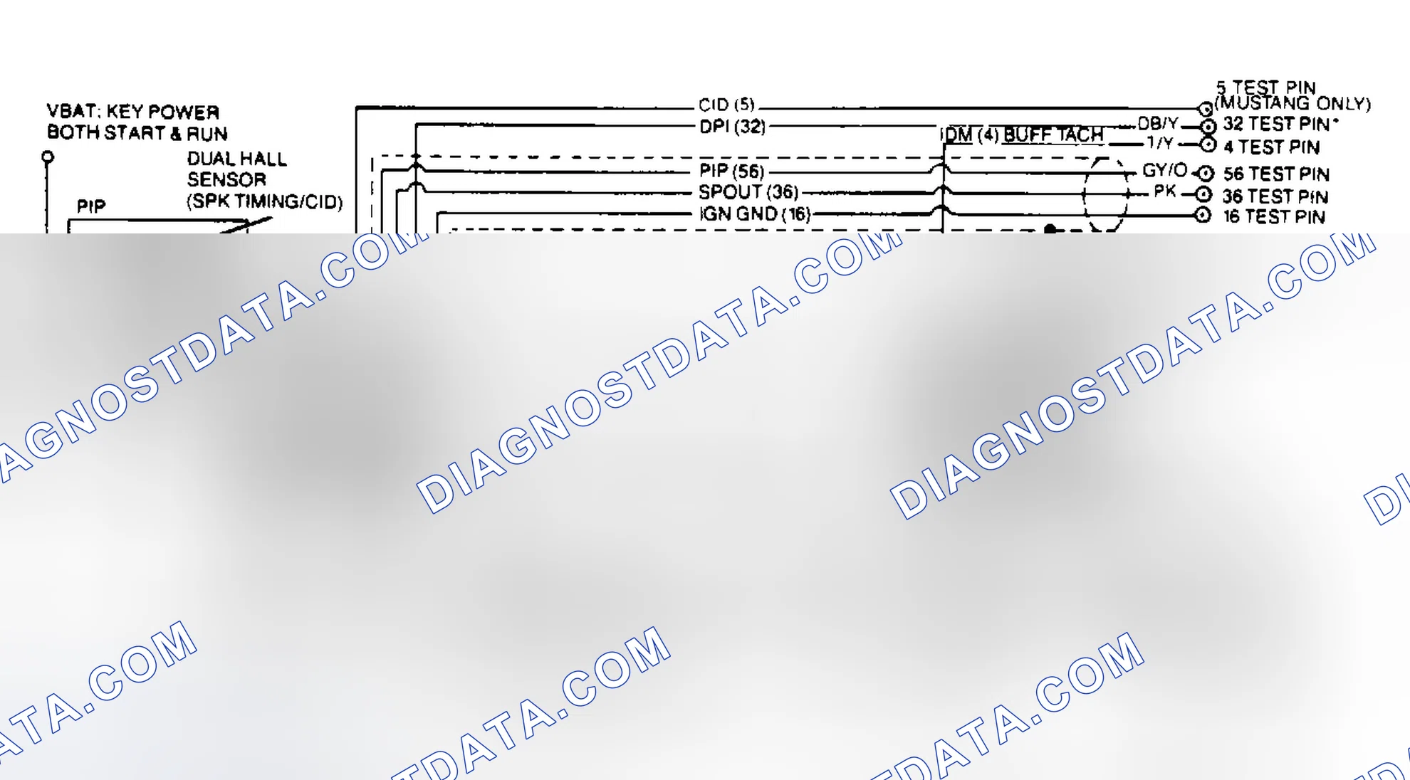 Scheme 18: DIS Wiring Diagrams (2.3L Mustang)