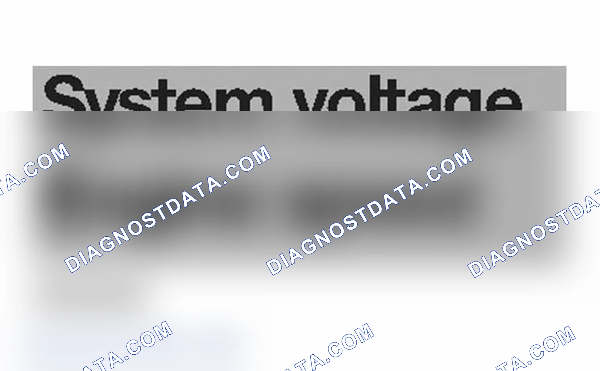 Scheme 653: Identifying System Voltage Engine Speed