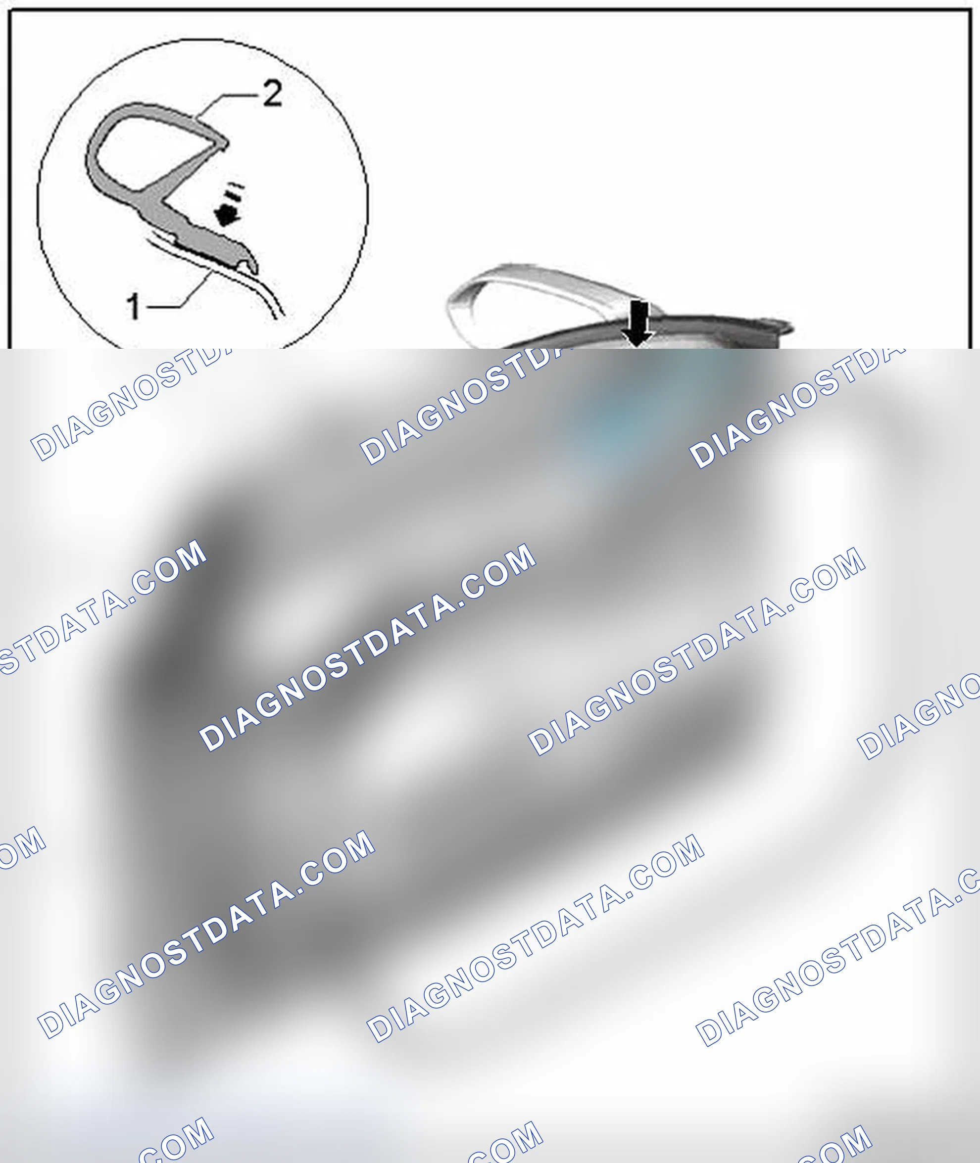Scheme 361: INSTALLING THE DOOR OUTER SEAL