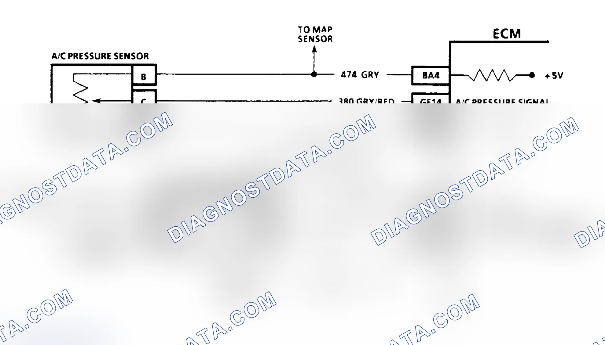 Scheme 207: Code 66, Schematic, A/C Pressure Sensor, "L" Body