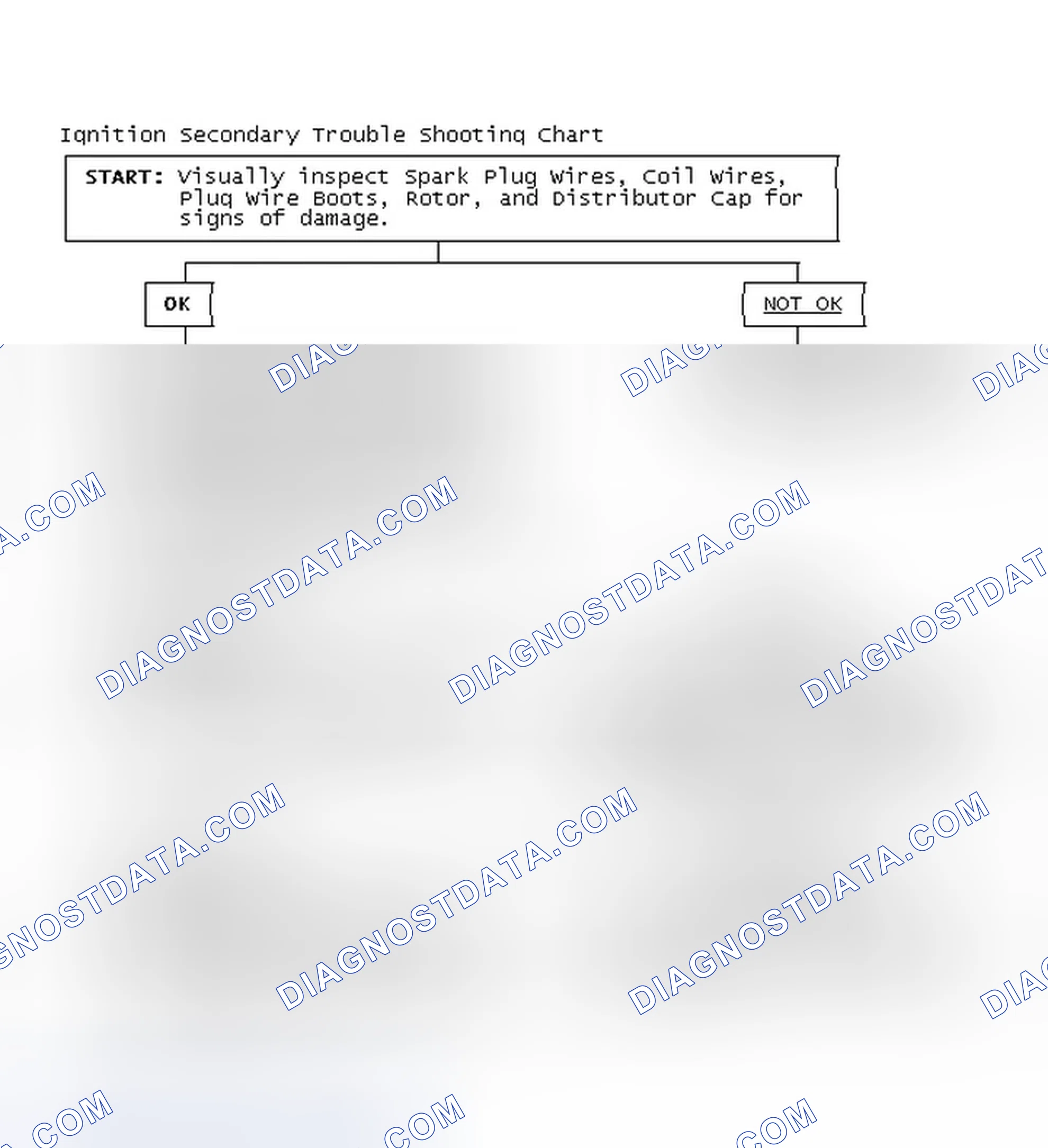 Scheme 1: Ignition Secondary Trouble Shooting Chart