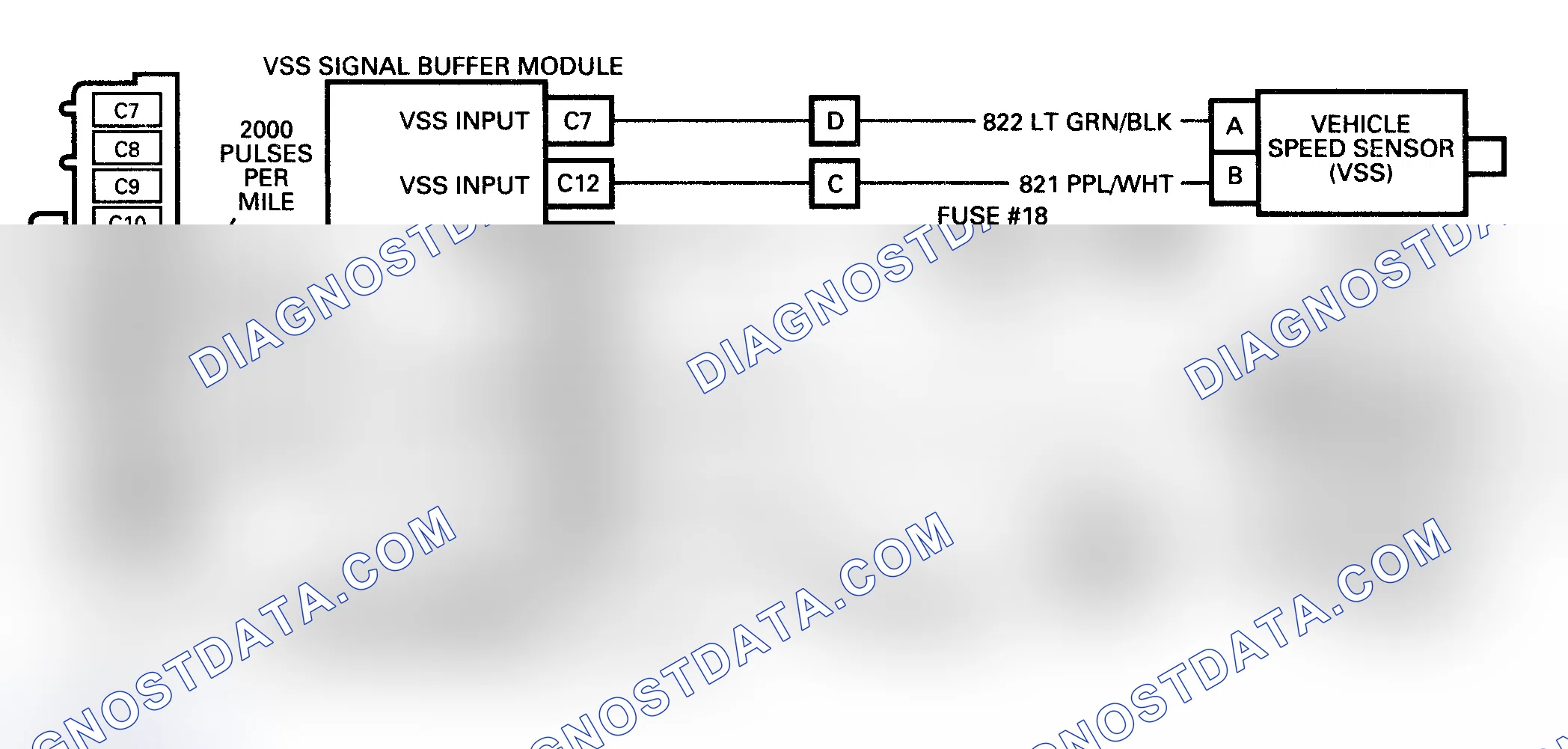 Scheme 127: Code 72 Schematic ("S" & "T" Series) VSS Circuit Loss Transmission Output Signal