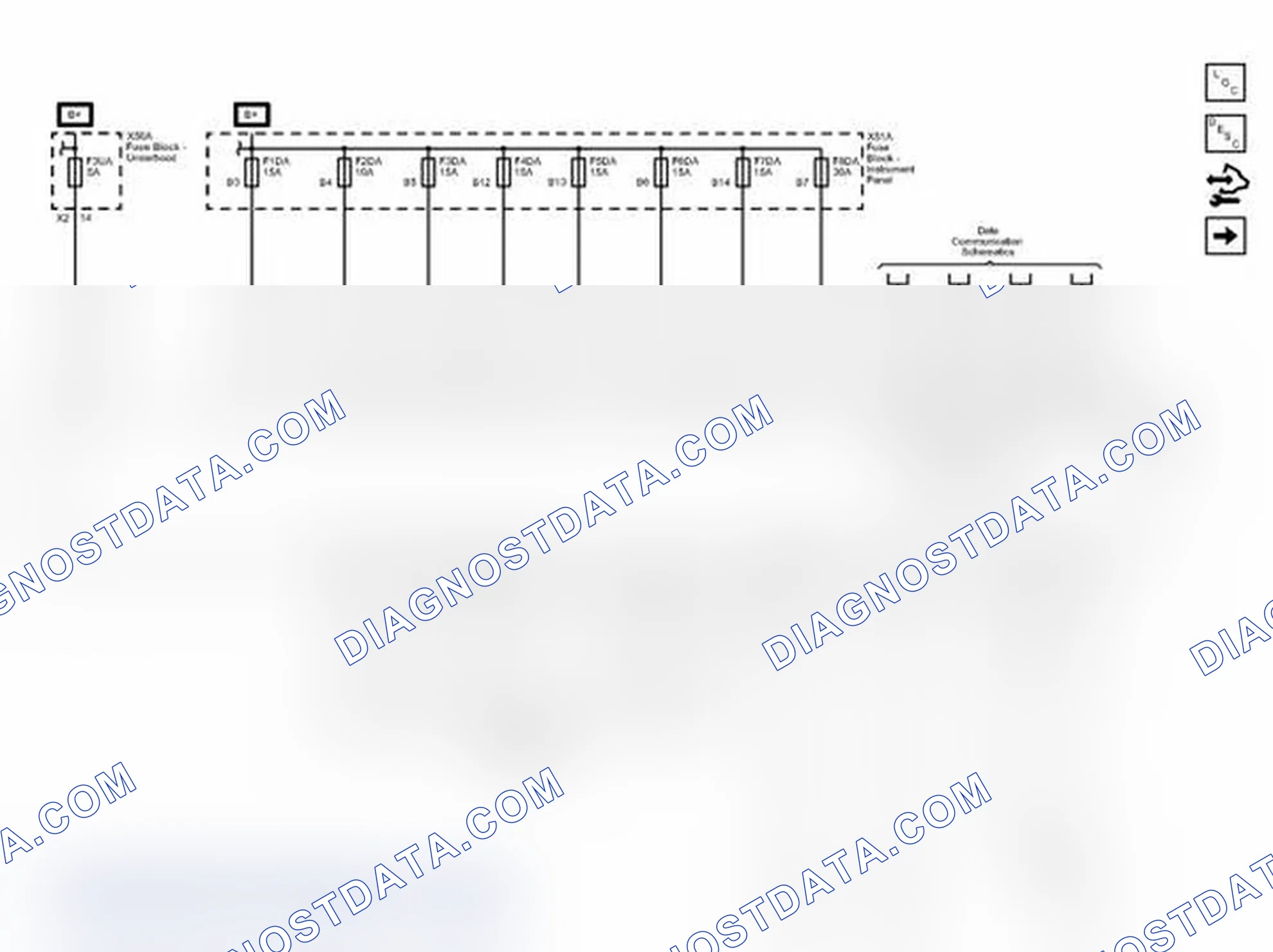 Scheme 7: Power, Ground, Data Communications, and Subsystem References (1 of 5) Wiring Schematics