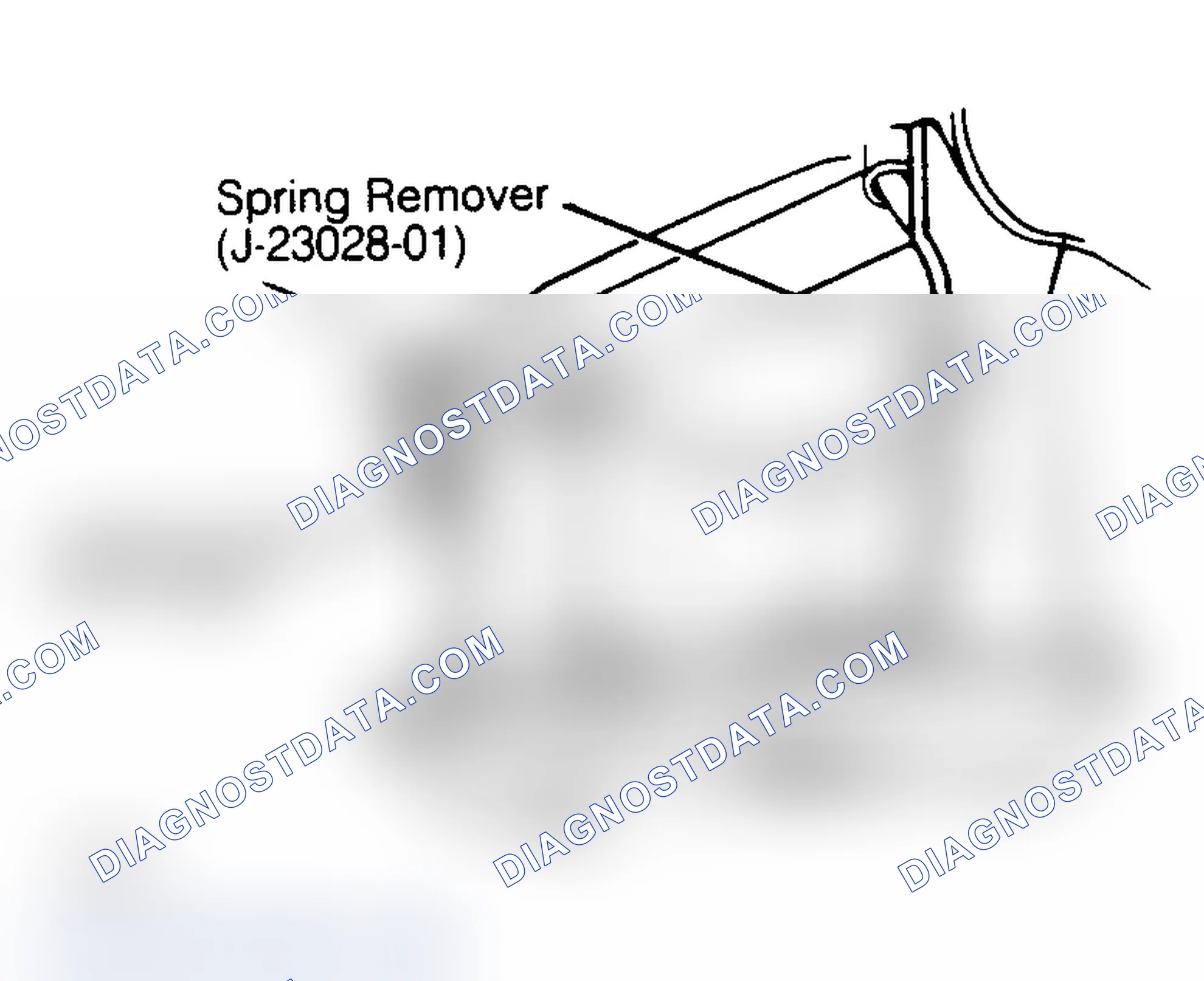 Scheme 3: Front Coil Spring Removal Remove coil spring using a floor jack and Lower Control Arm Shaft Supp (J-23028). Courtesy of General Motors Corp.
