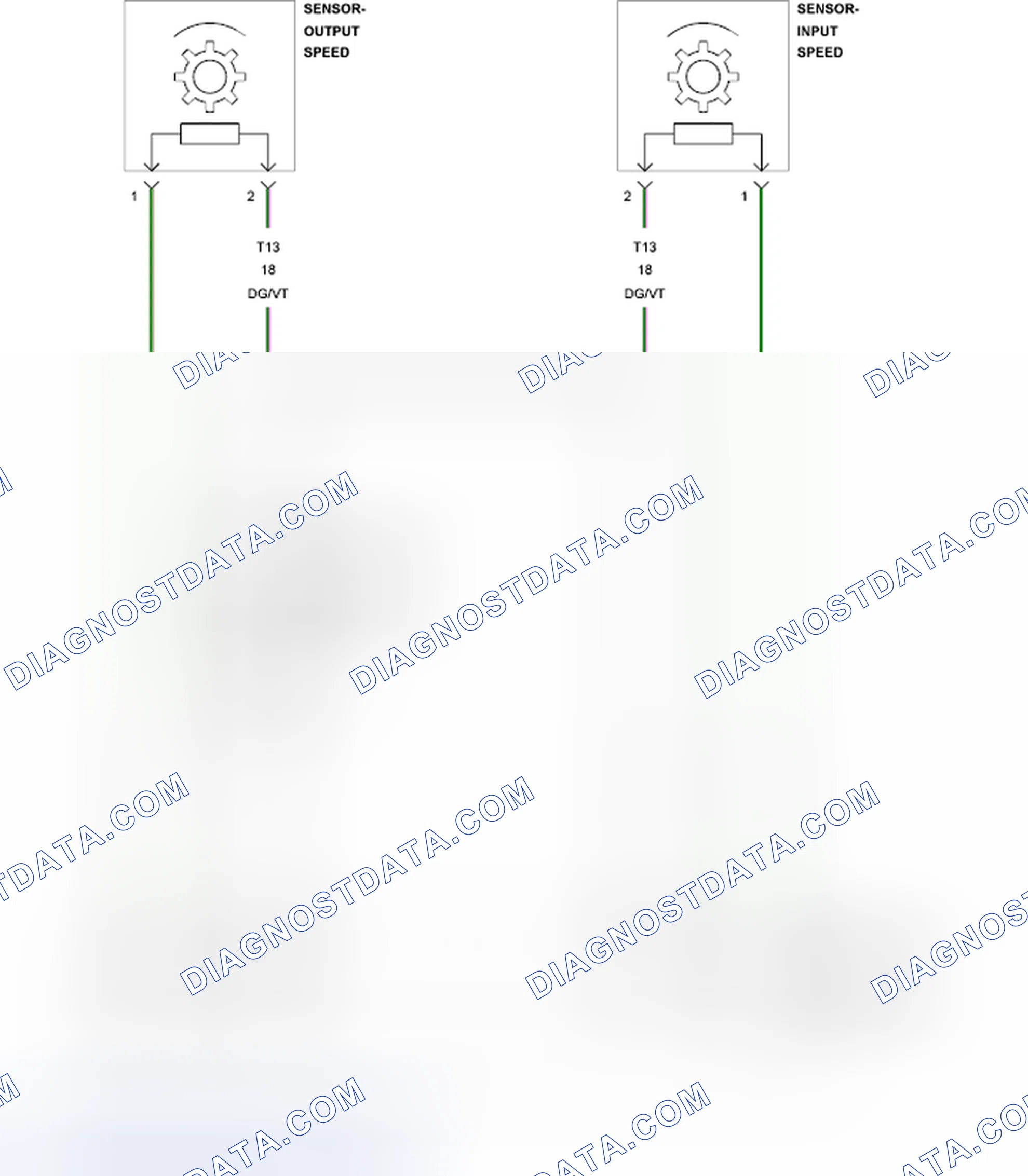 Scheme 802: P0716-INPUT SPEED SENSOR 1 CIRCUIT PERFORMANCE