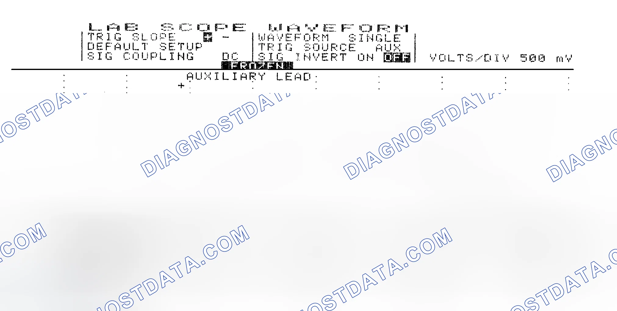 Scheme 14: Single Injector w/Excessive Current Flow - Current Pattern