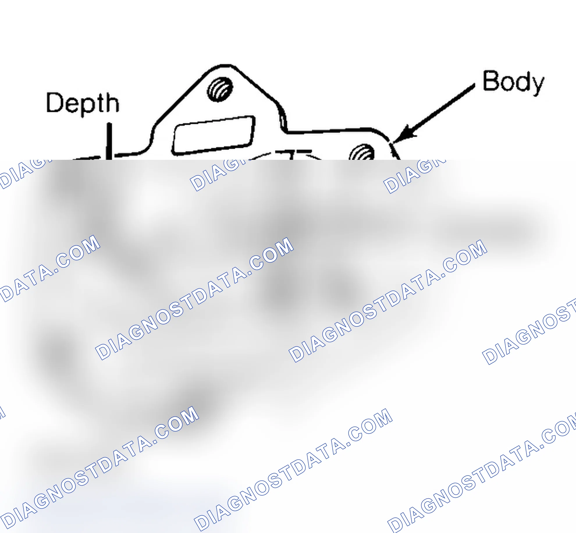 Scheme 35: Measuring Oil Pump Gear Cavity