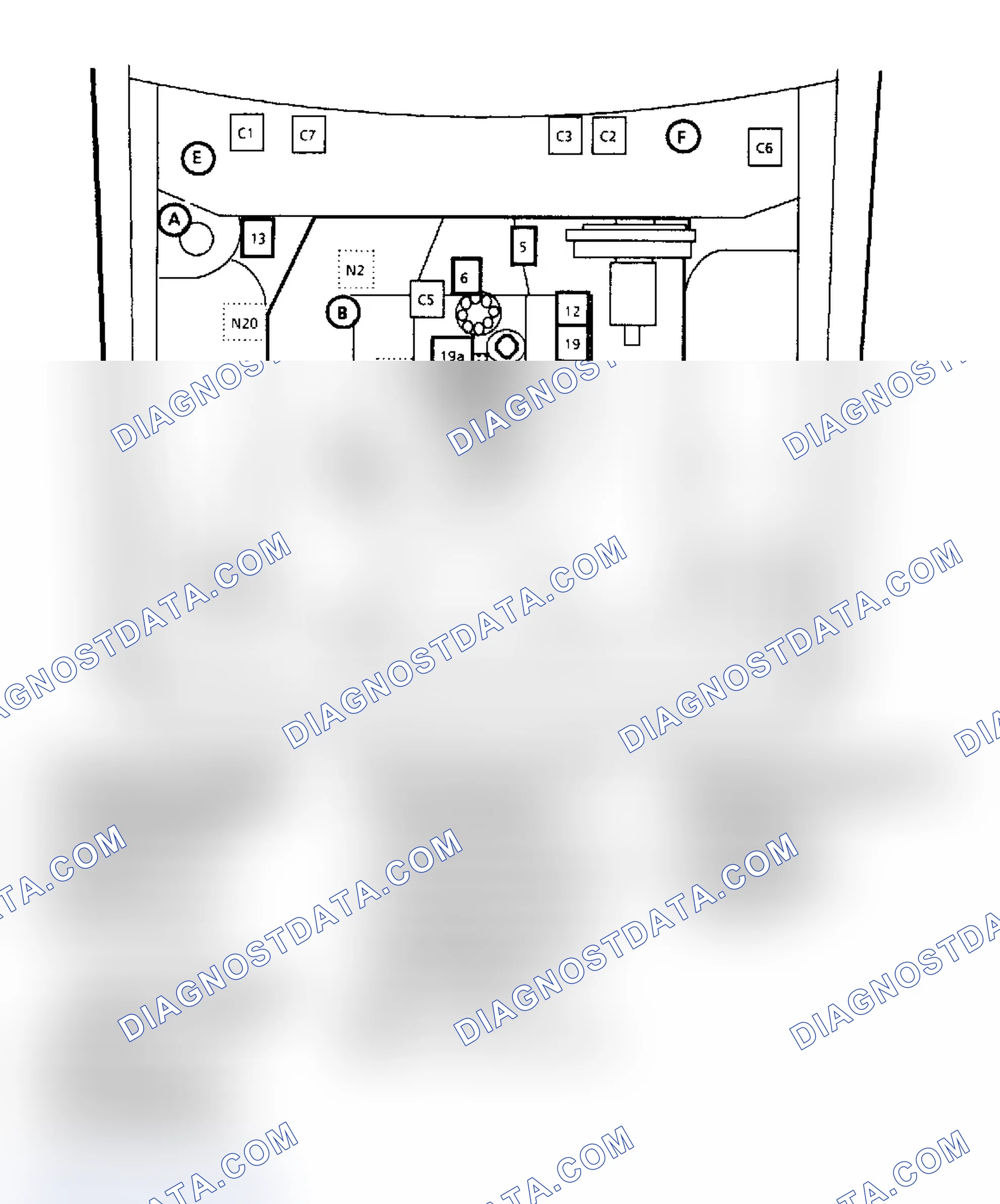 Scheme 460: Buick (B & G Bodies), (VIN Y) Component Locations