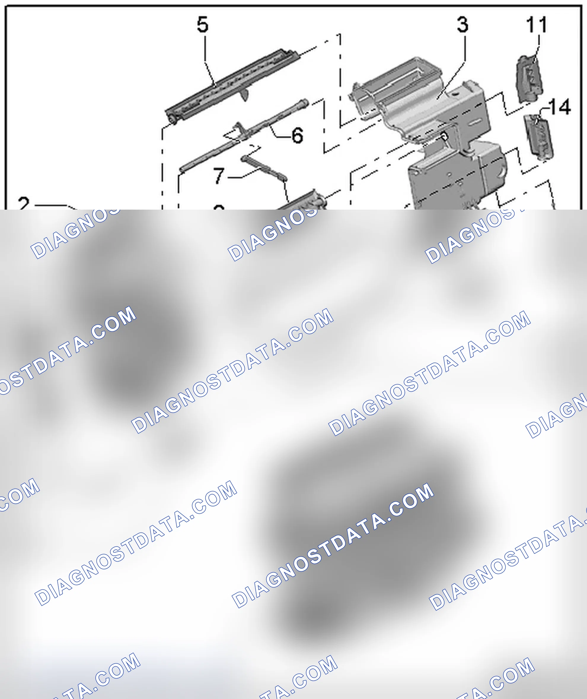 Scheme 348: AIR DISTRIBUTION HOUSING BASIS A/C SYSTEM