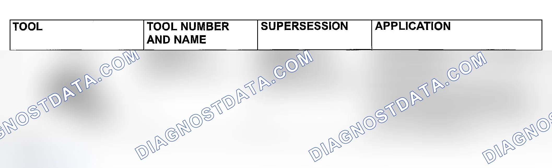 Scheme 317: SPECIAL TOOL