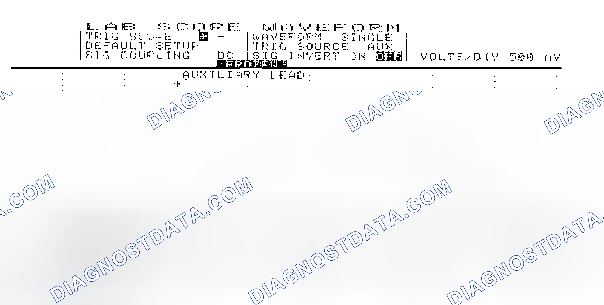 Scheme 14: Single Injector w/Excessive Current Flow - Current Pattern