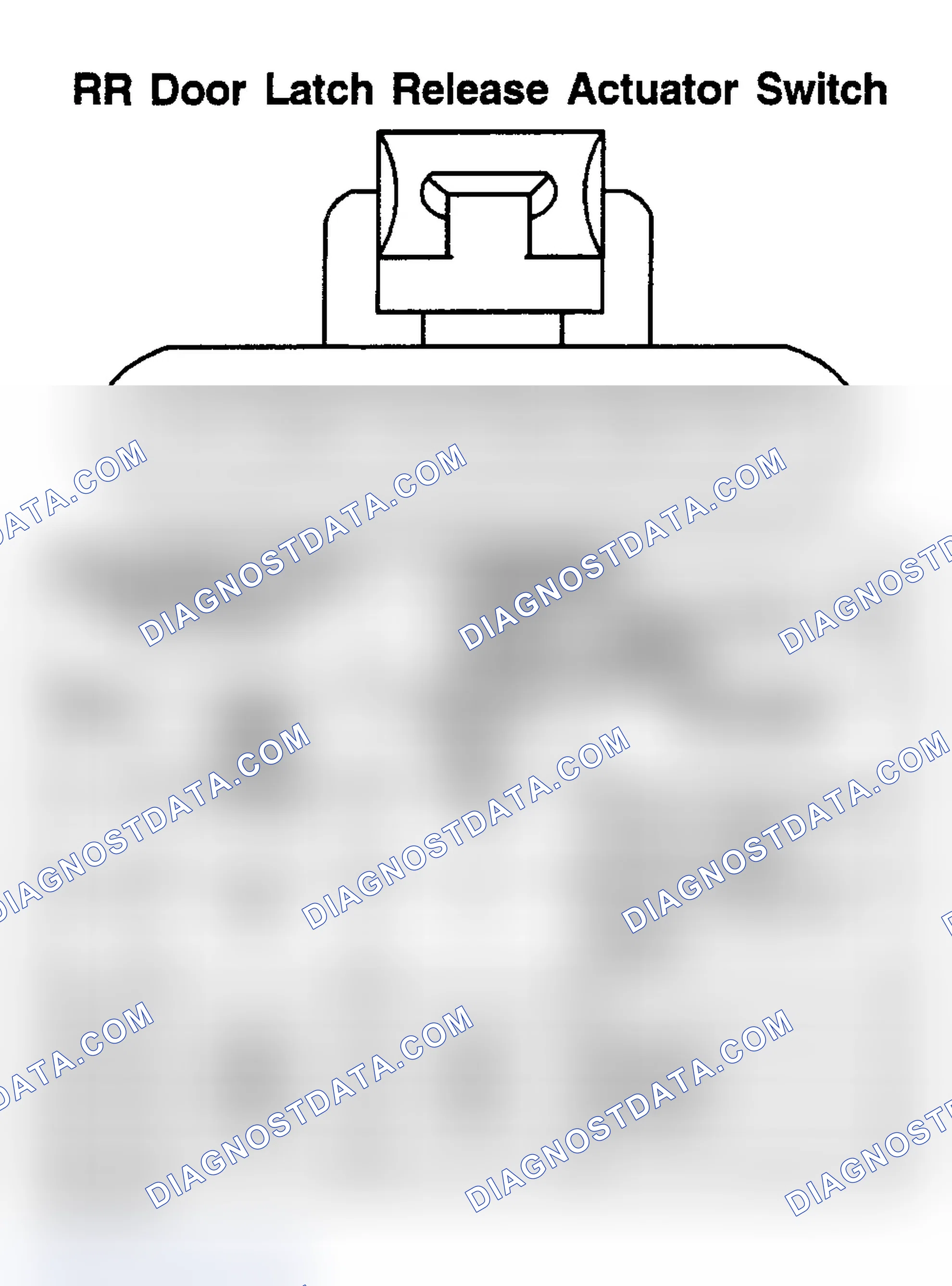 Scheme 50: DOOR LATCH RELEASE ACTUATOR SWITCH (RR)