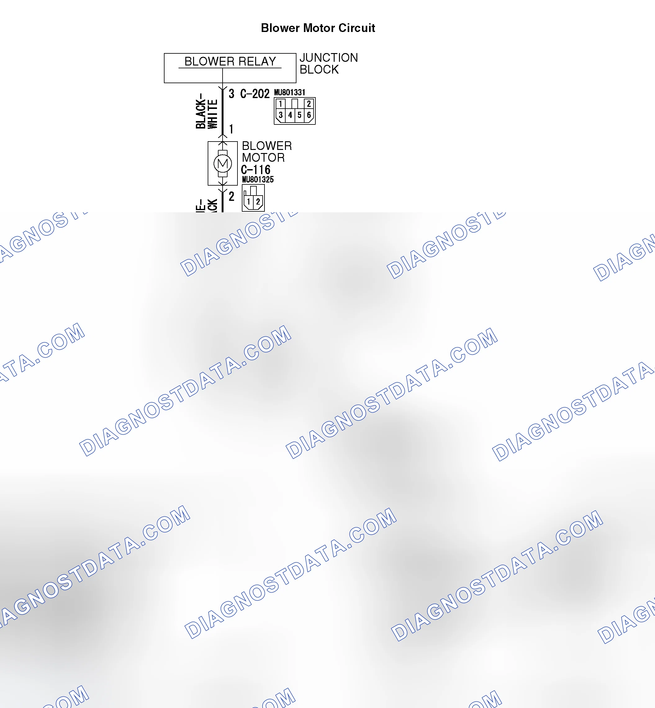 Scheme 283: INSPECTION PROCEDURE 4: BLOWER FAN AND MOTOR DO NOT TURN