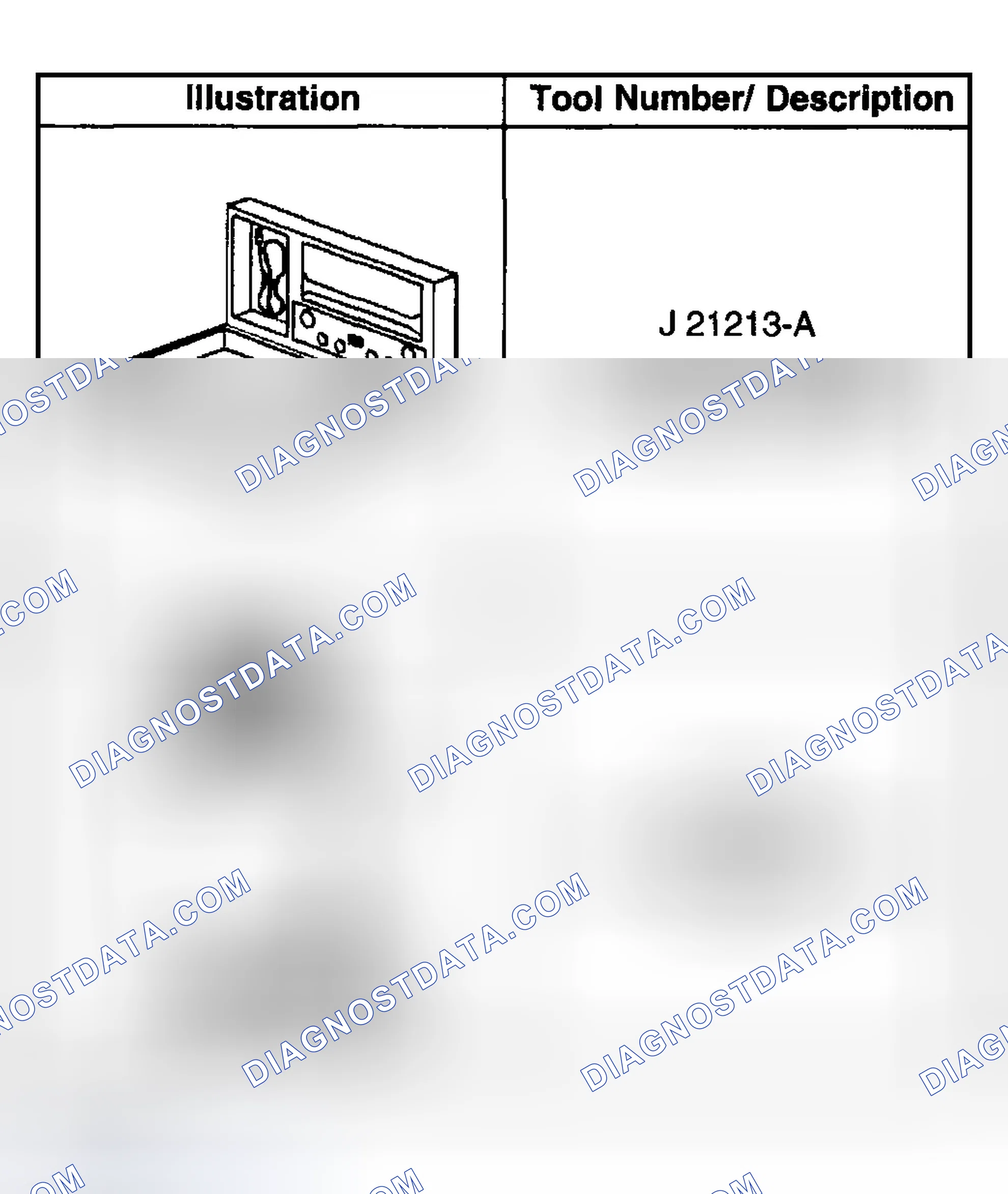 Scheme 206: SPECIAL TOOLS & EQUIPMENT