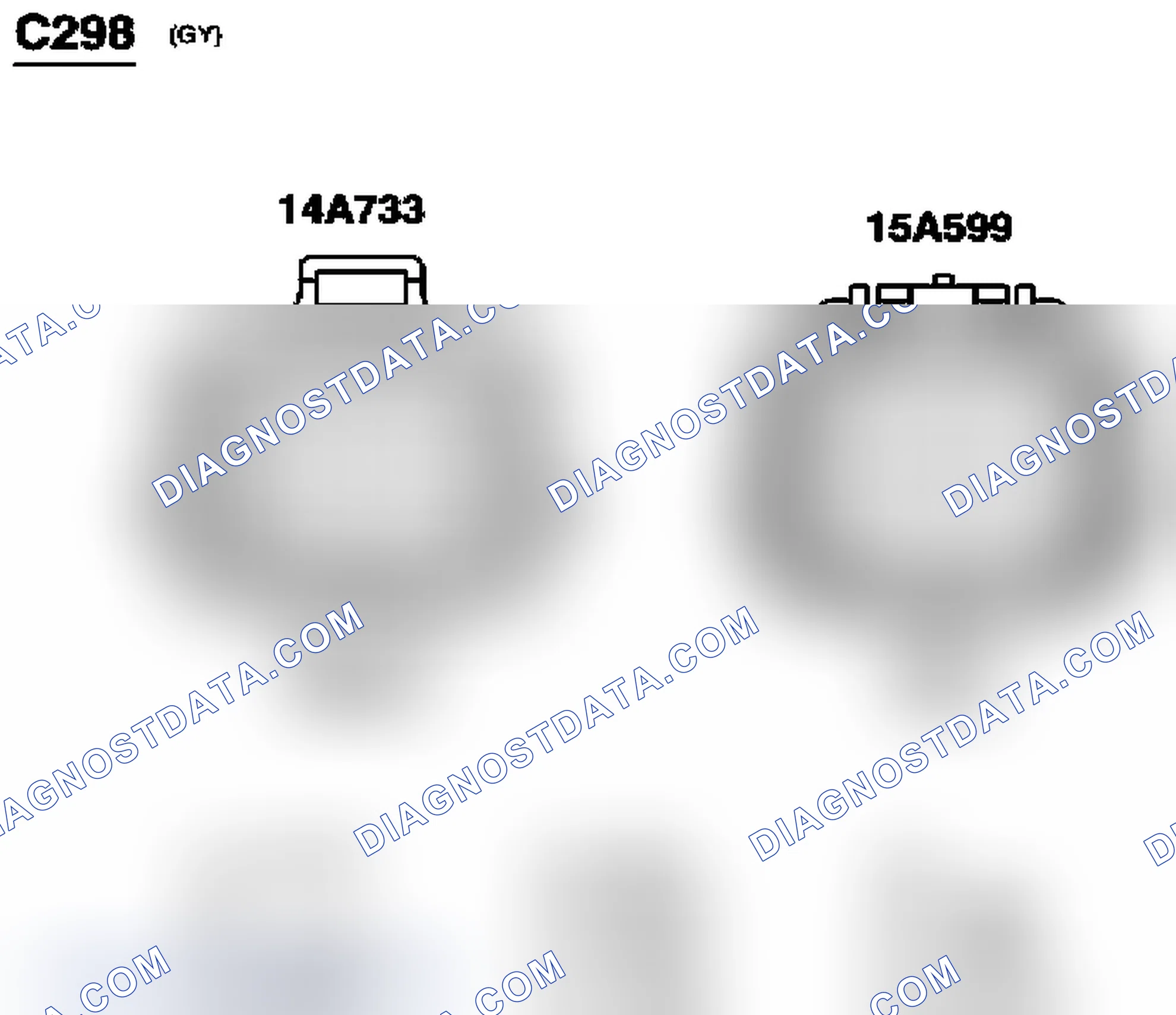 Scheme 112: Identifying Connectors C298, C299, C300, C301 & C303