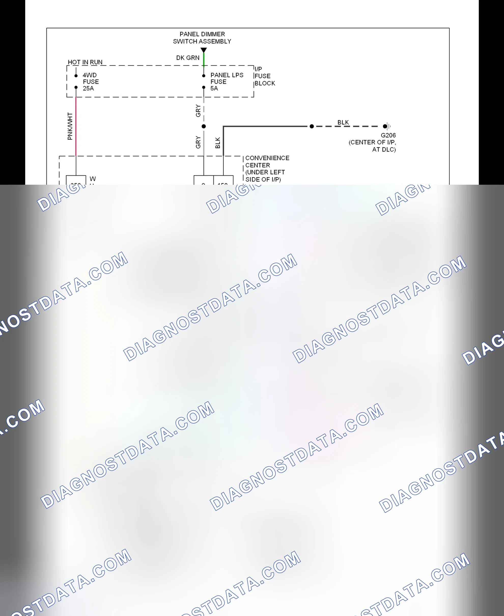 Scheme 10: Transfer Case Circuit (1994 K300)