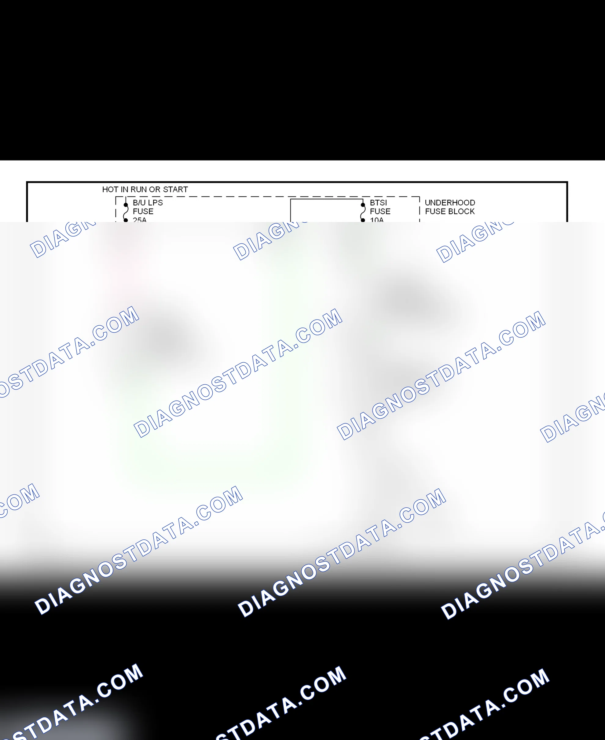 Fig. 8: Shift Interlock System Wiring Diagram ("S" & "T" Series Pickup)