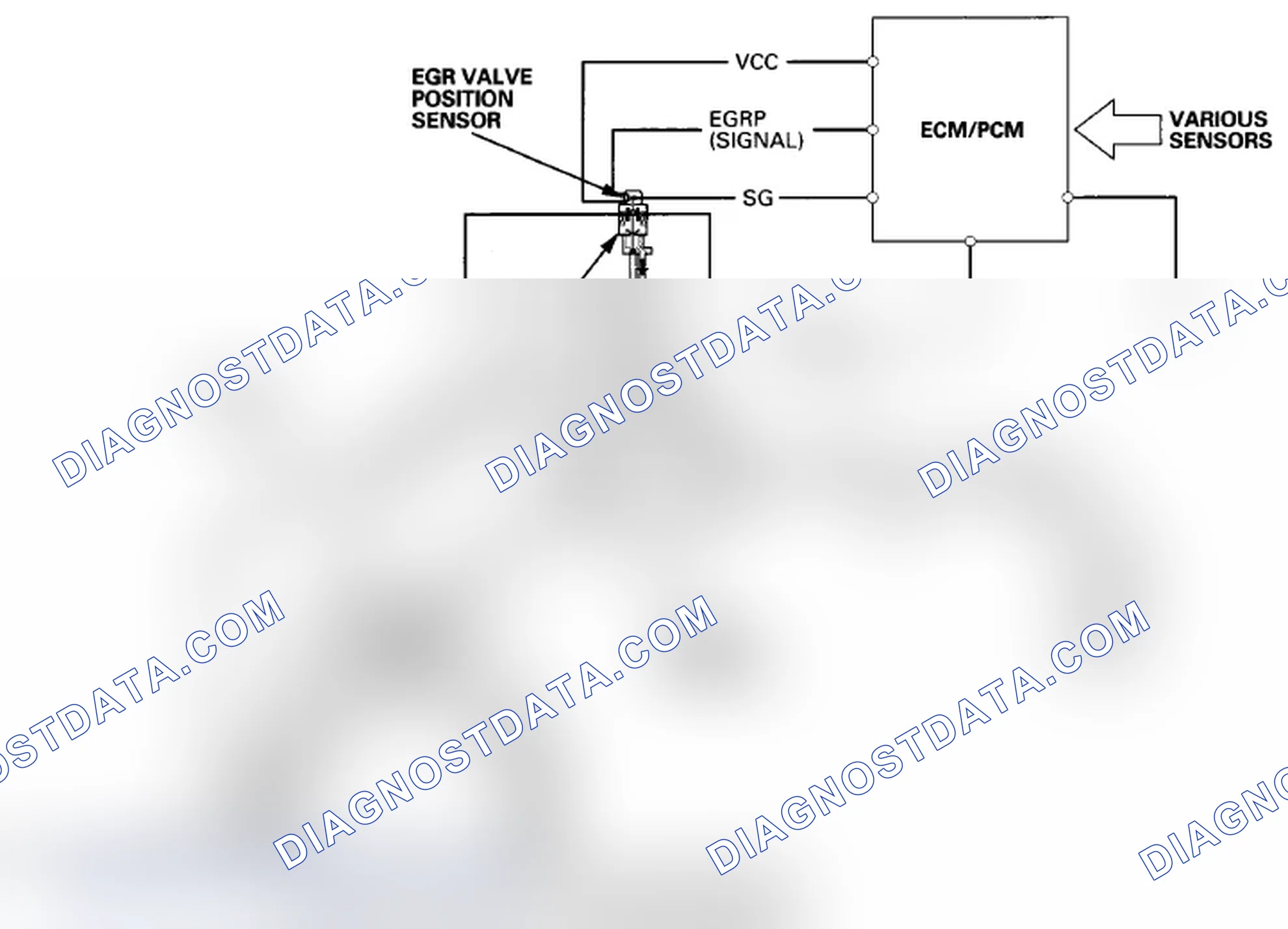 Scheme 343: Exhaust Gas Recirculation (EGR) System Diagram