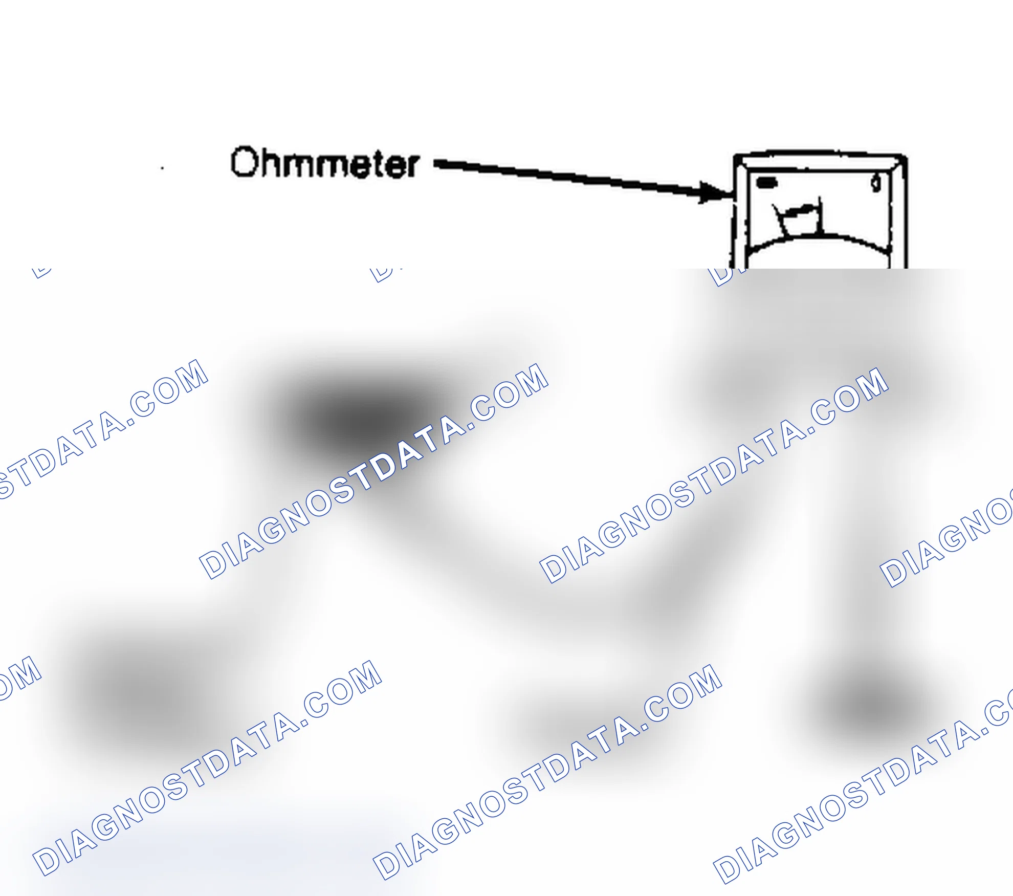 Scheme 13: Testing Speed Sensor Insert probe from rear of connector.