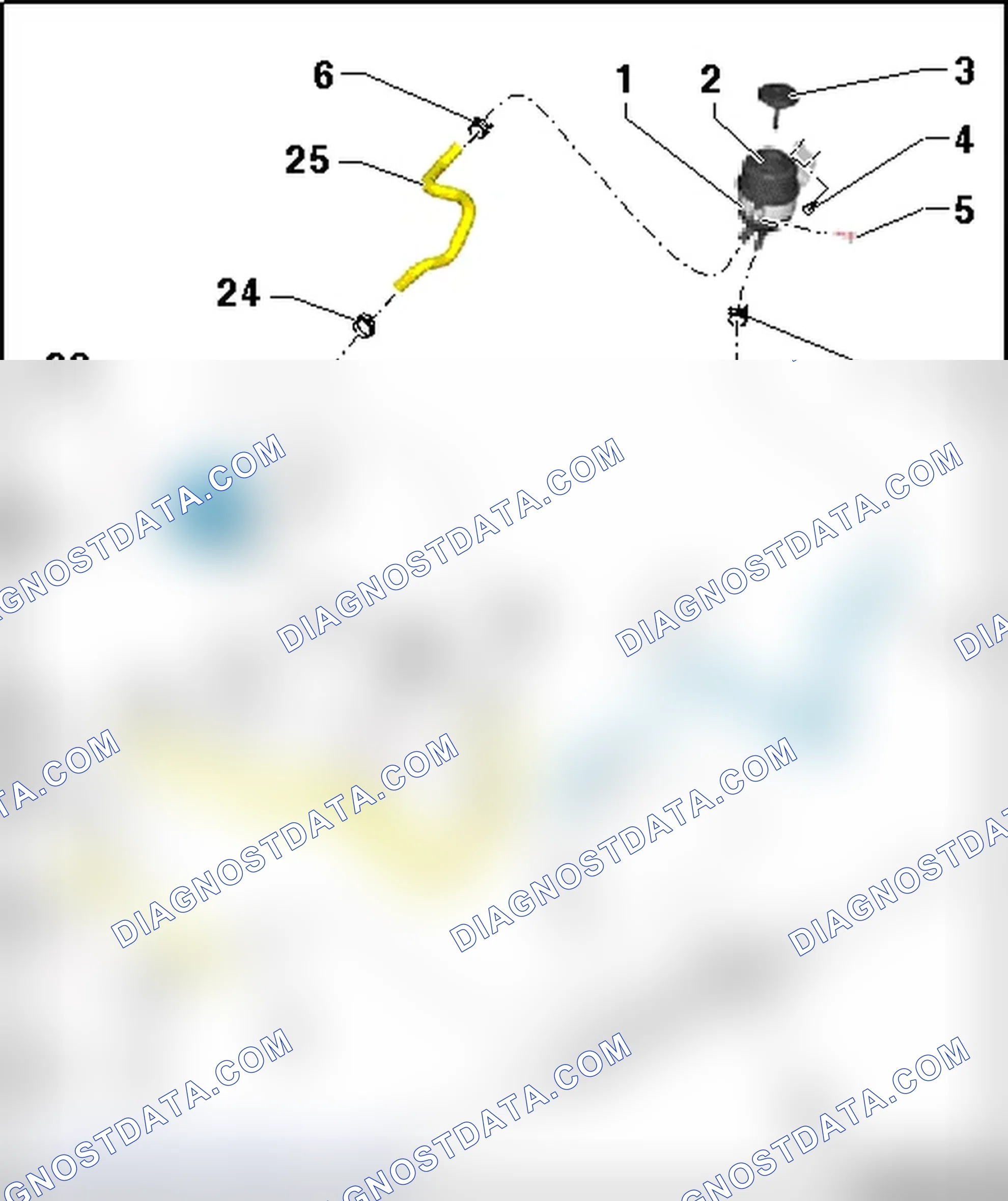 Scheme 157: VEHICLES WITHOUT DYNAMIC STEERING OVERVIEW (4-CYLINDER TFSI ENGINE)
