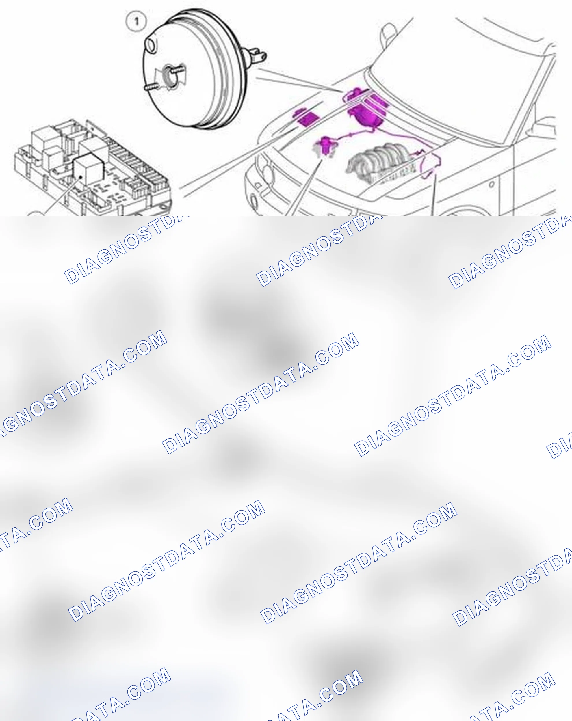 Scheme 35: COMPONENT LOCATION - 4.4L NATURALLY ASPIRATED
