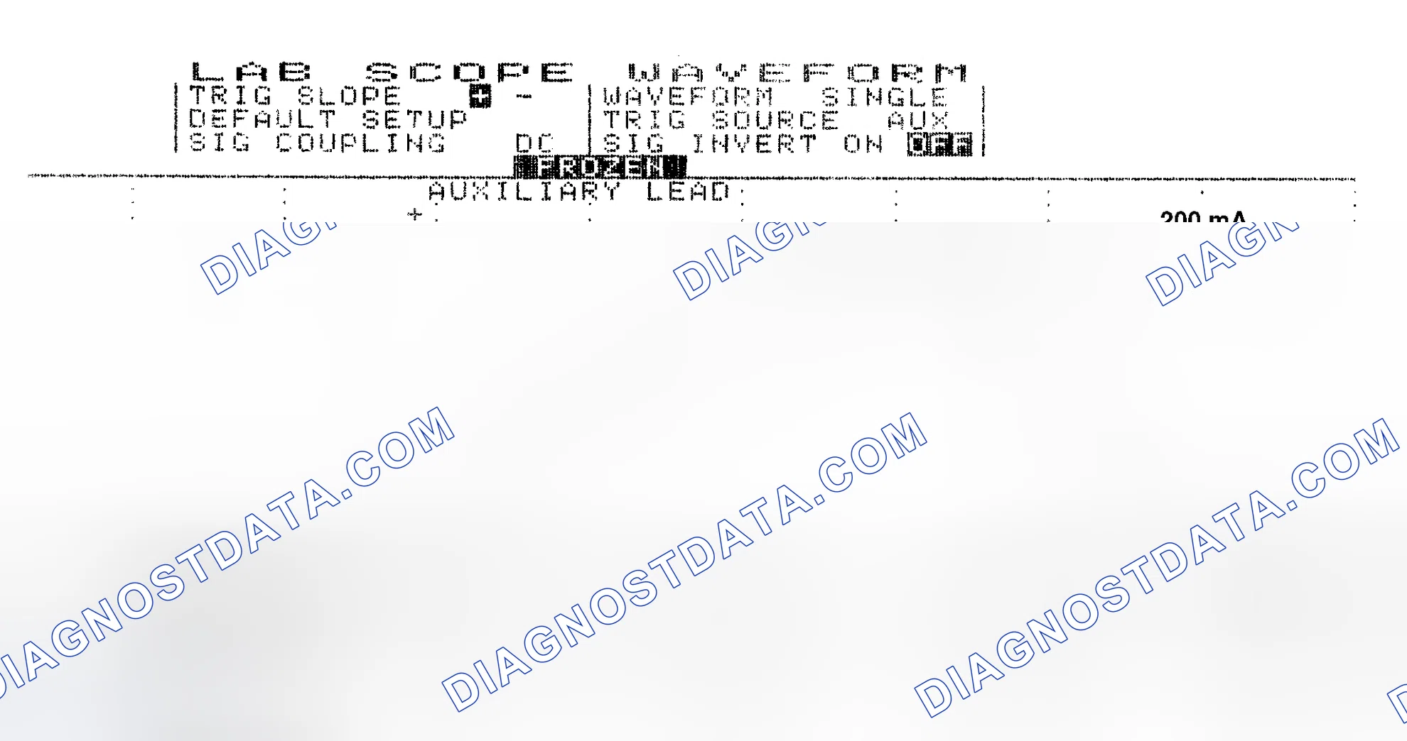 Scheme 13: Single Injector w/Normal Current Flow - Current Pattern