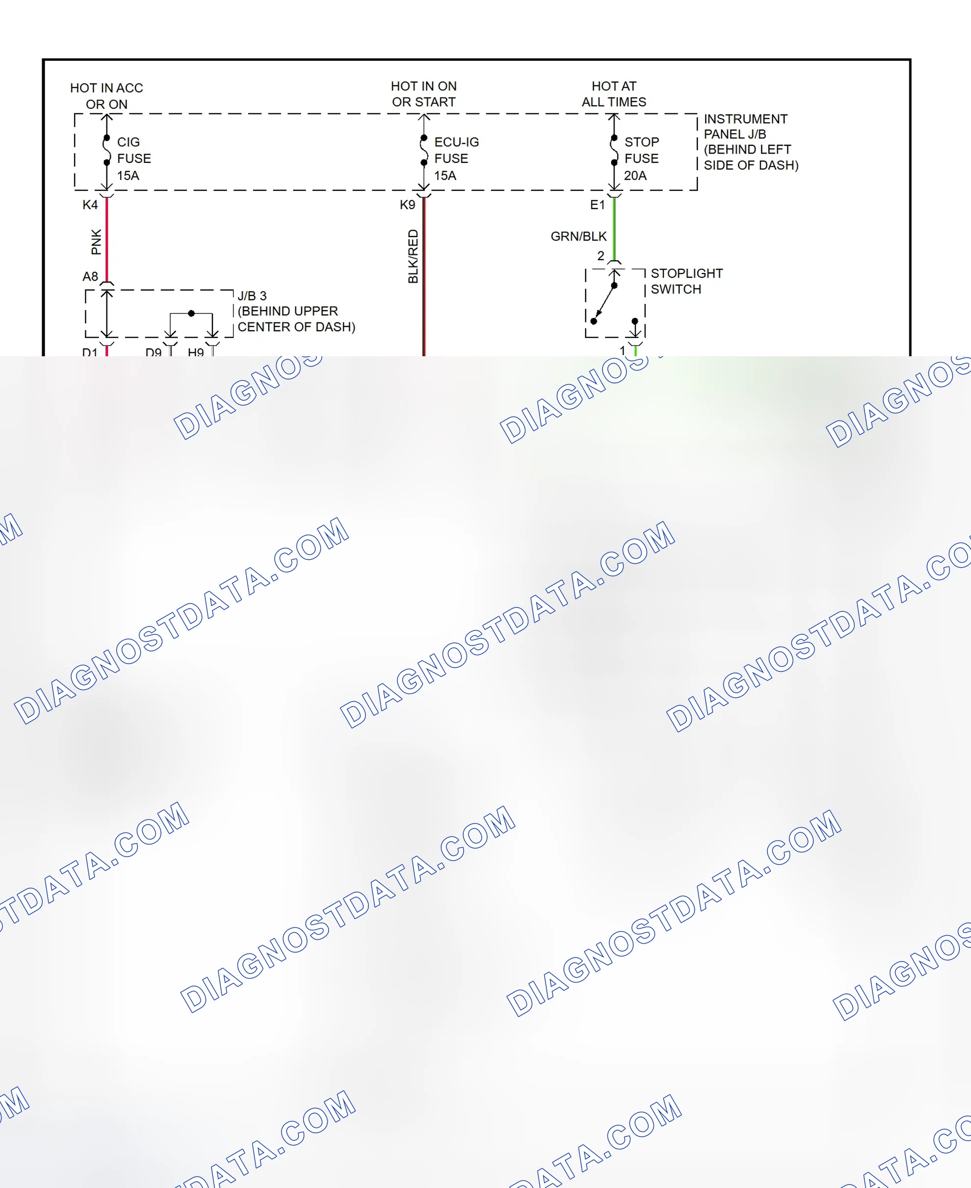 Scheme 315: Shift Interlock System Wiring Diagram (2002 - Lexus RX300)