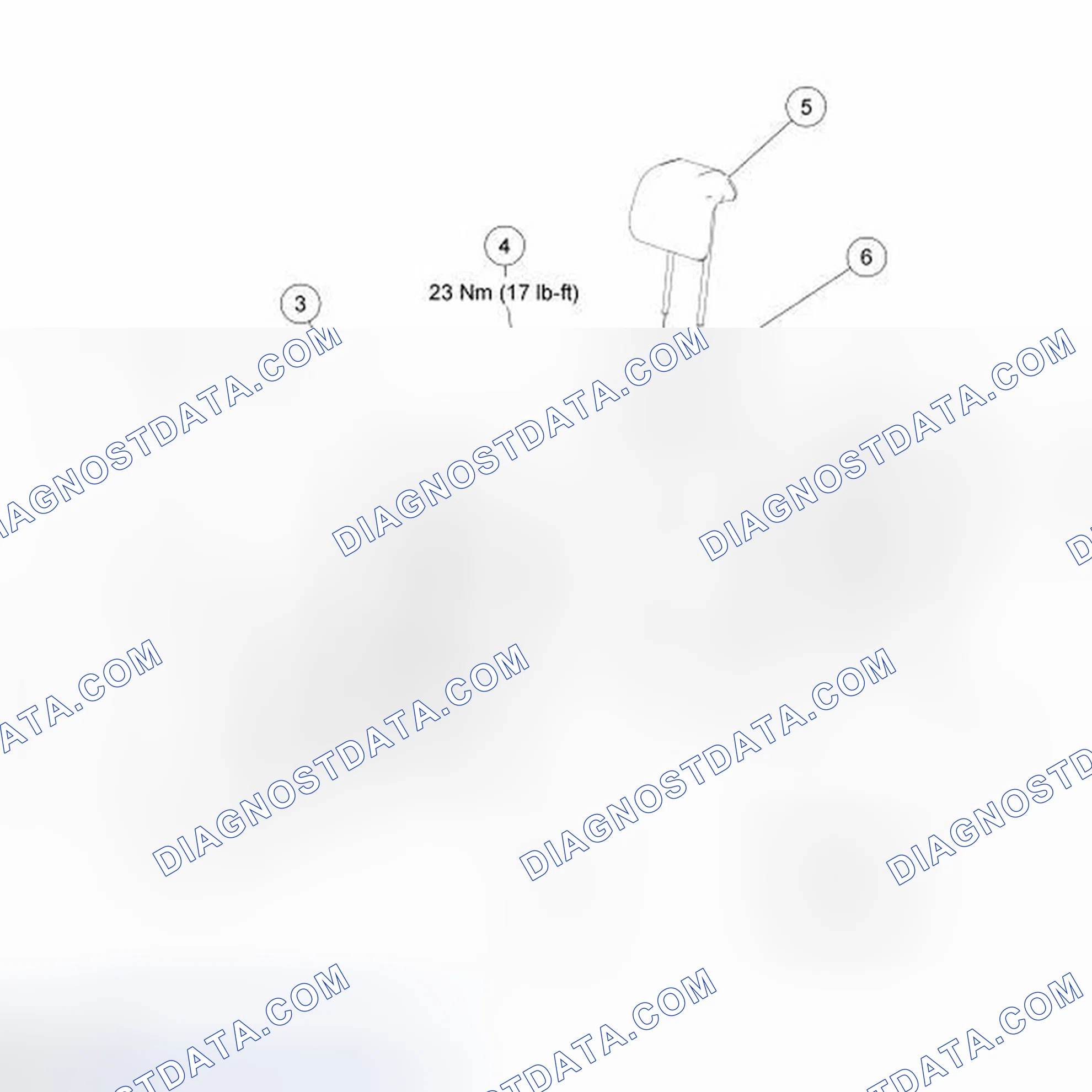 Scheme 146: Seat - Exploded View, Second Row, Taurus X