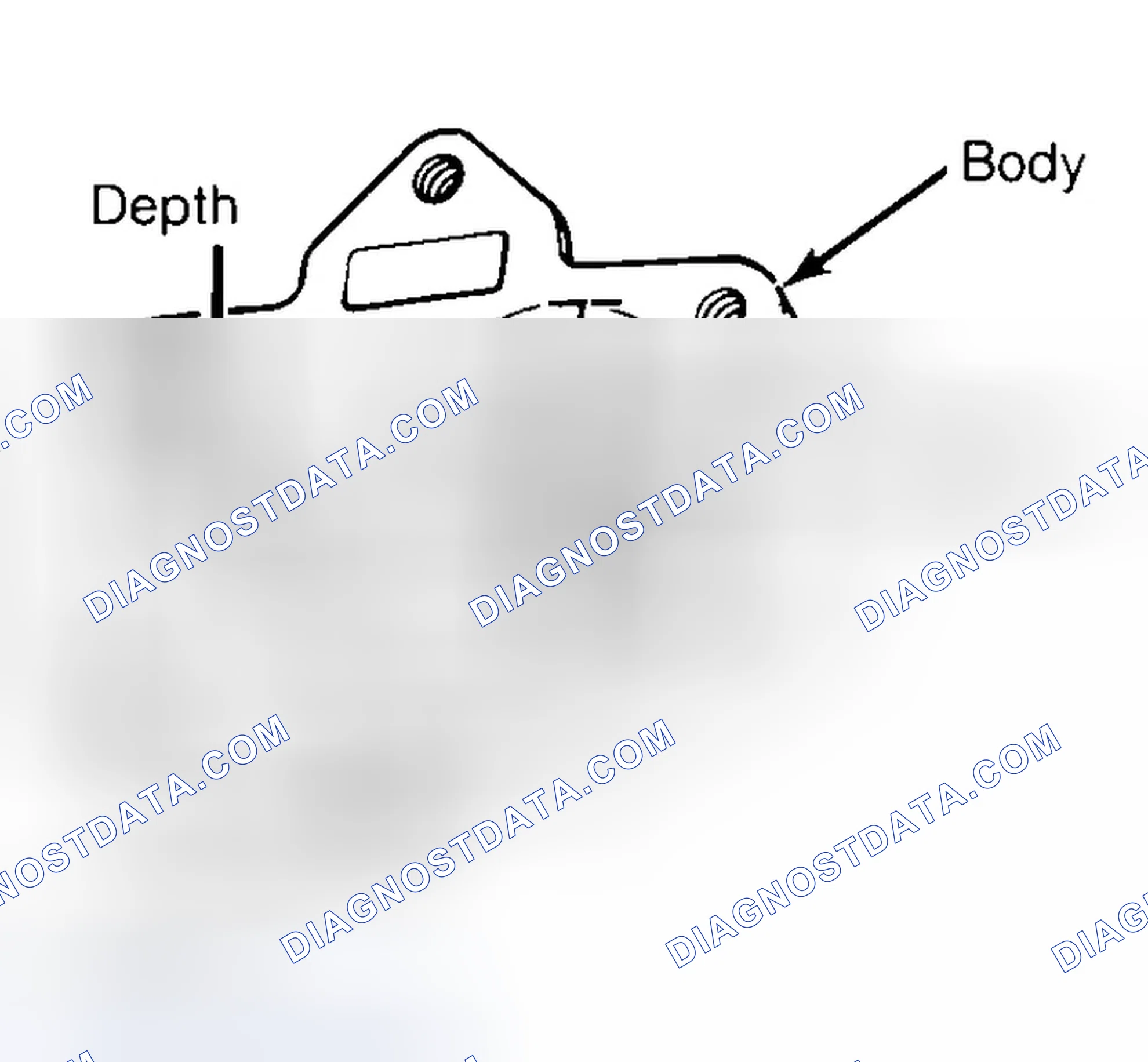 Scheme 35: Measuring Oil Pump Gear Cavity