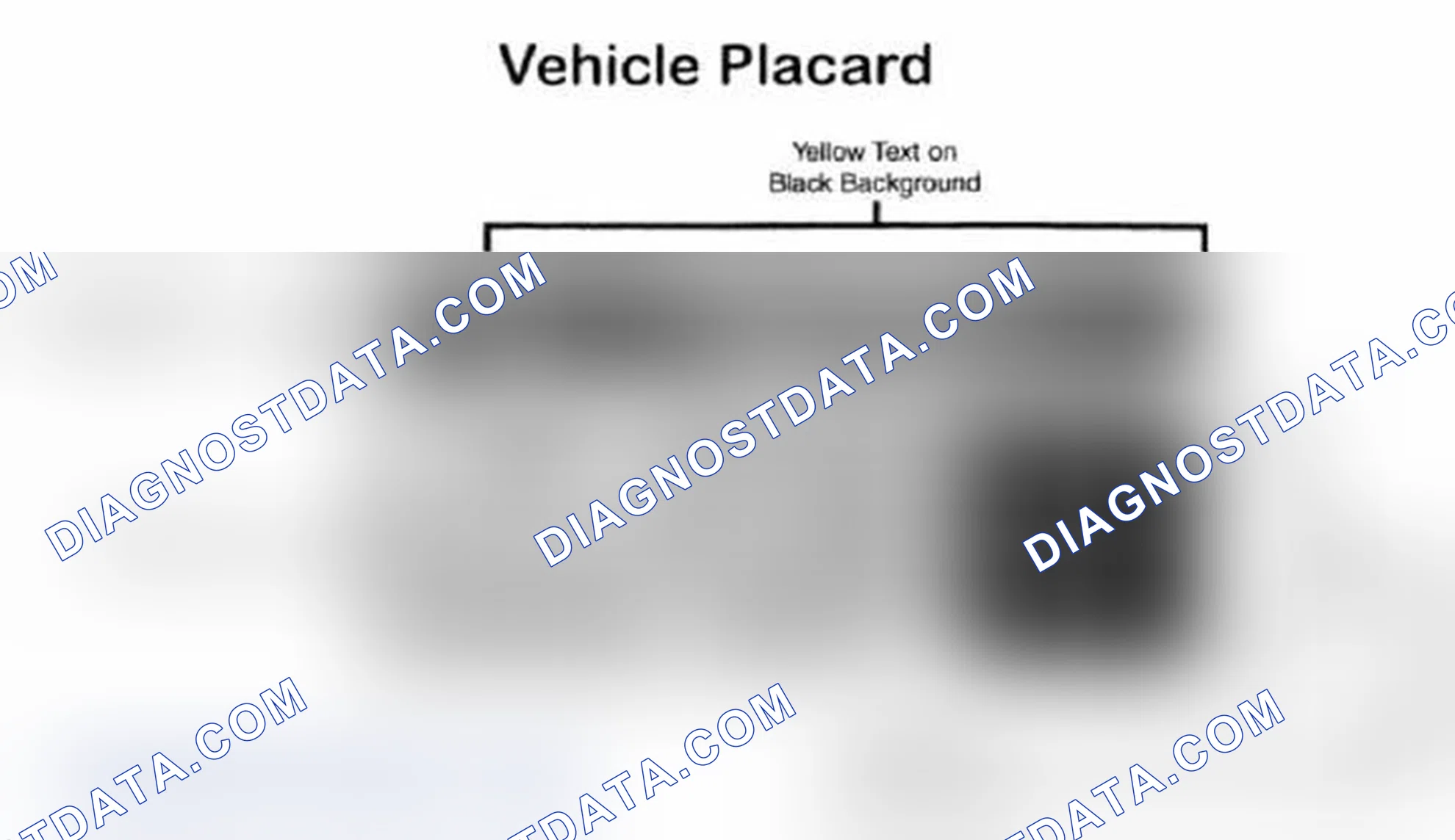 Scheme 28: Vehicle Tire Placard - Typical